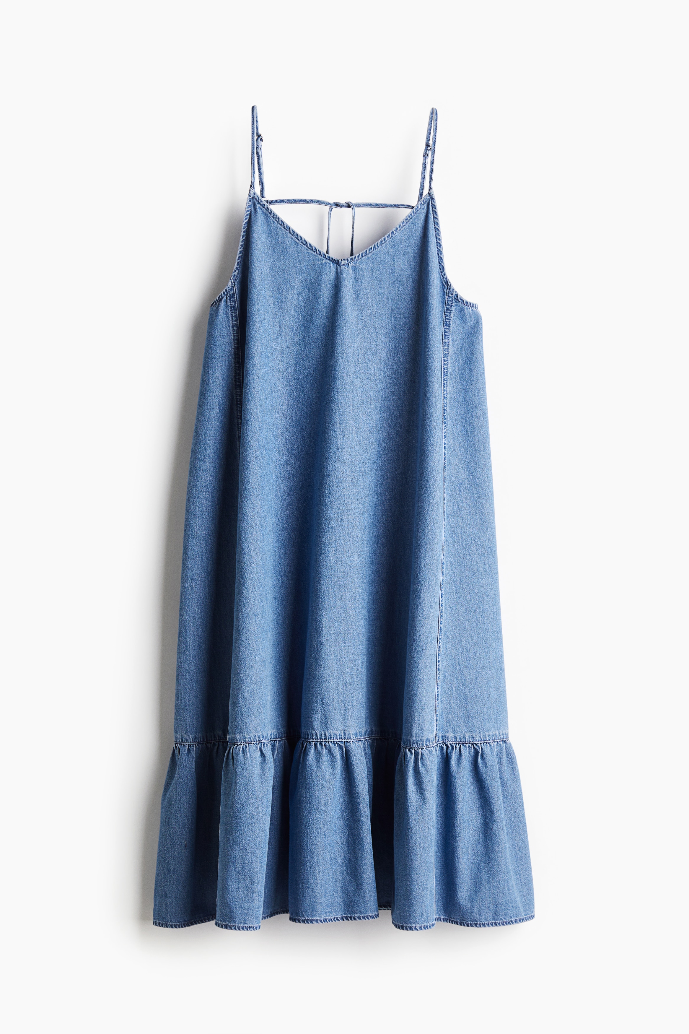 Aラインキャミワンピース - ライトデニムブルー - レディース | H&M JP