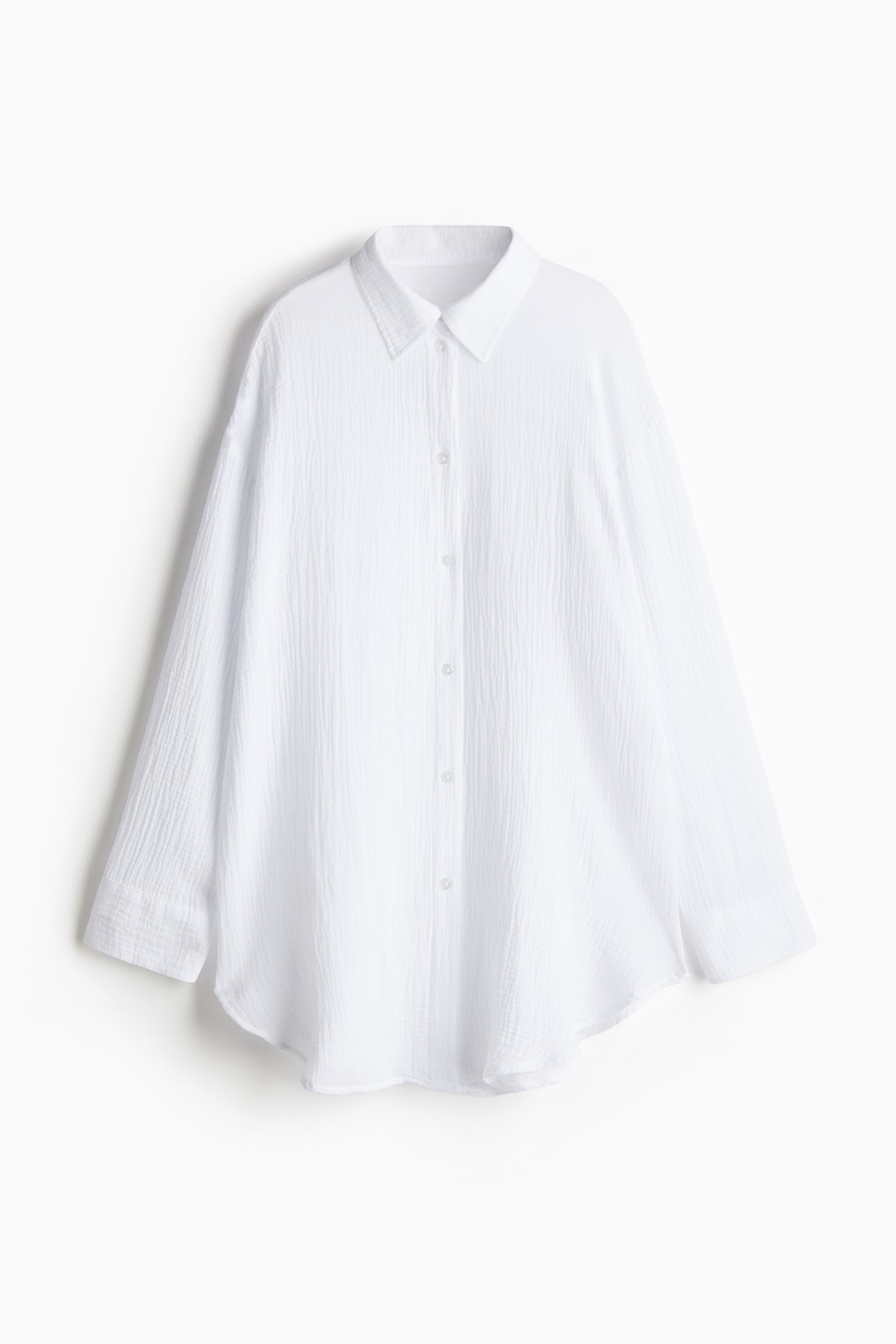 Muslin beach shirt - White - 2