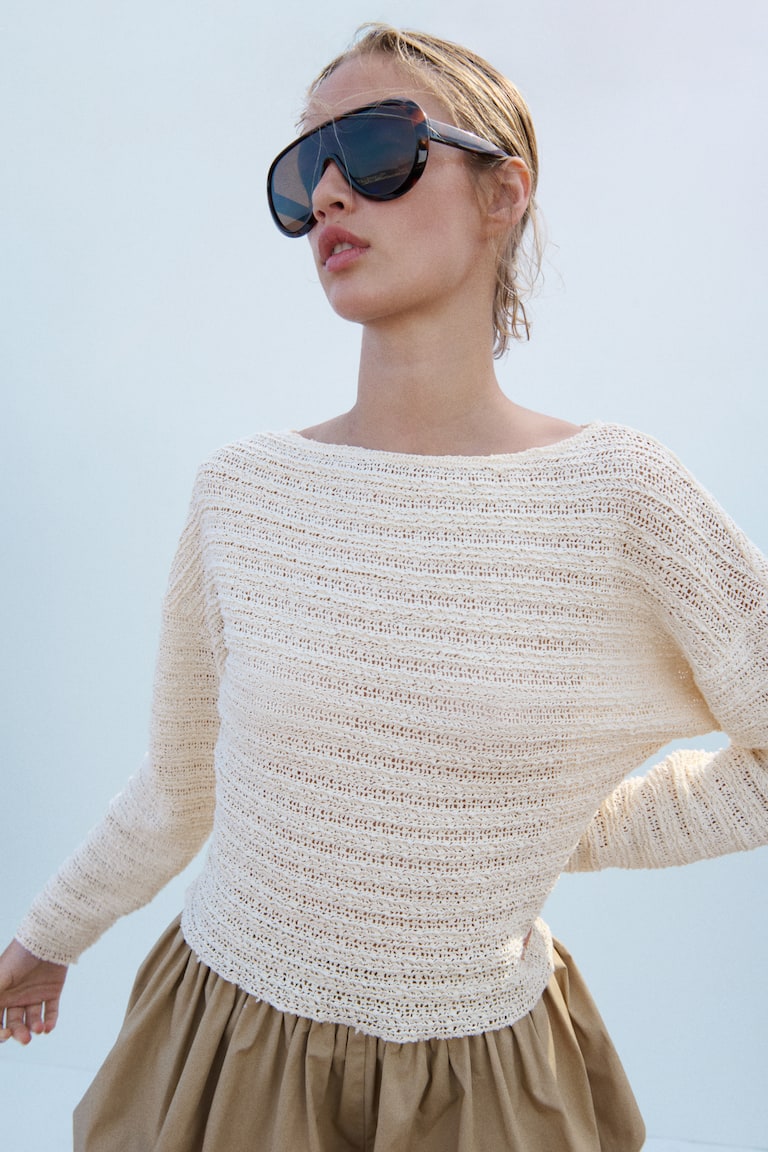 Bluza od reljefnog pletiva