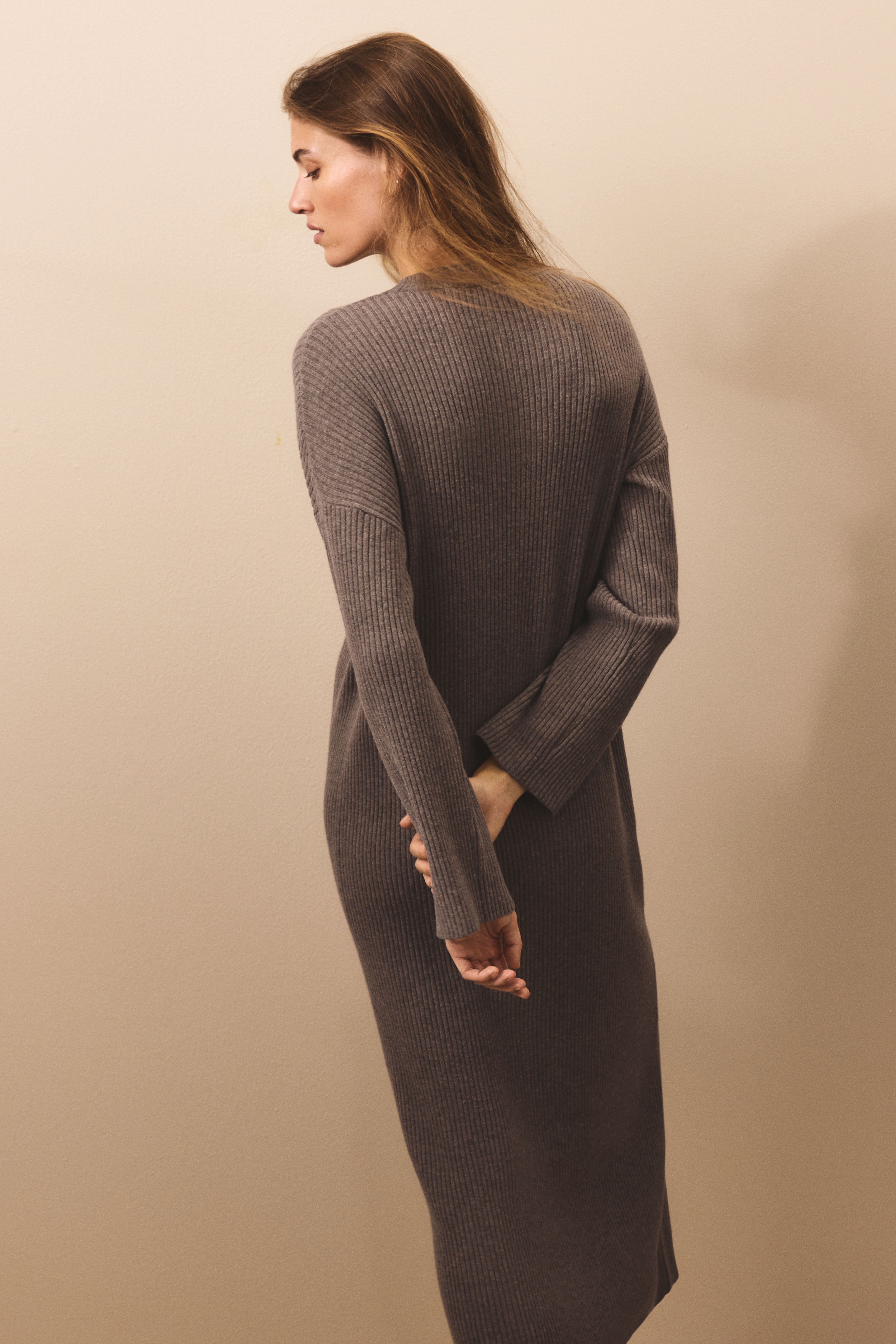 Rib-Knit Dress