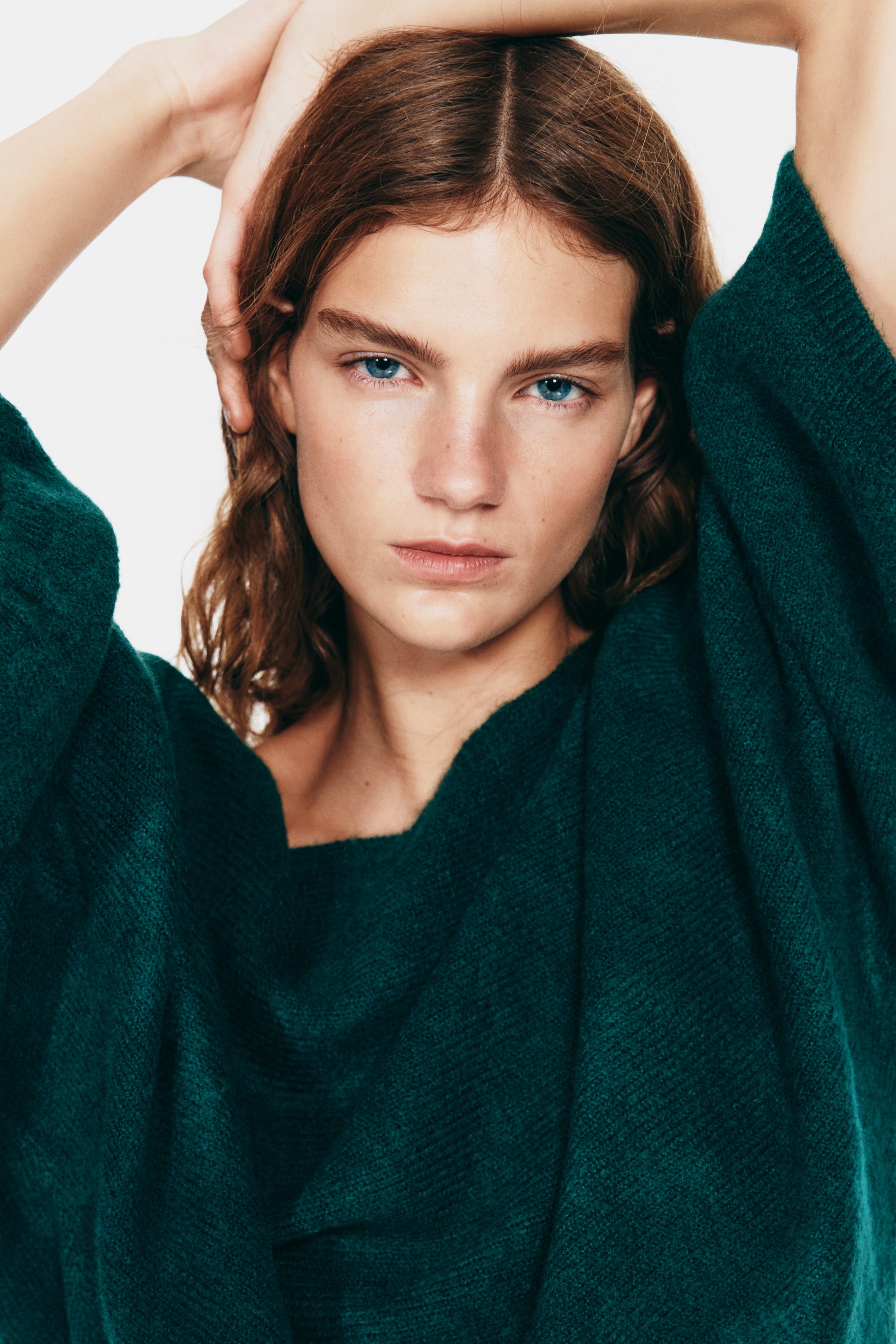 Prikaži veću sliku: Džemper sa šišmiš rukavima - Tamnozelena - Ladies | H&M RS 2