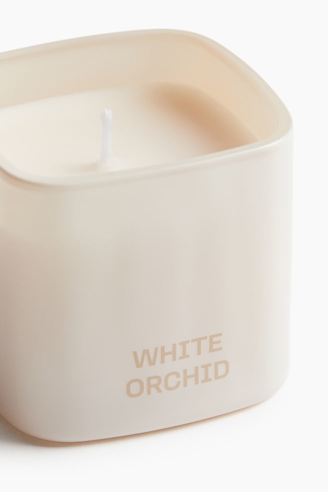 Vela aromática en recipiente de vidrio - White Orchid/Dark Honey/Juniper Haze/Golden Saffron - 5
