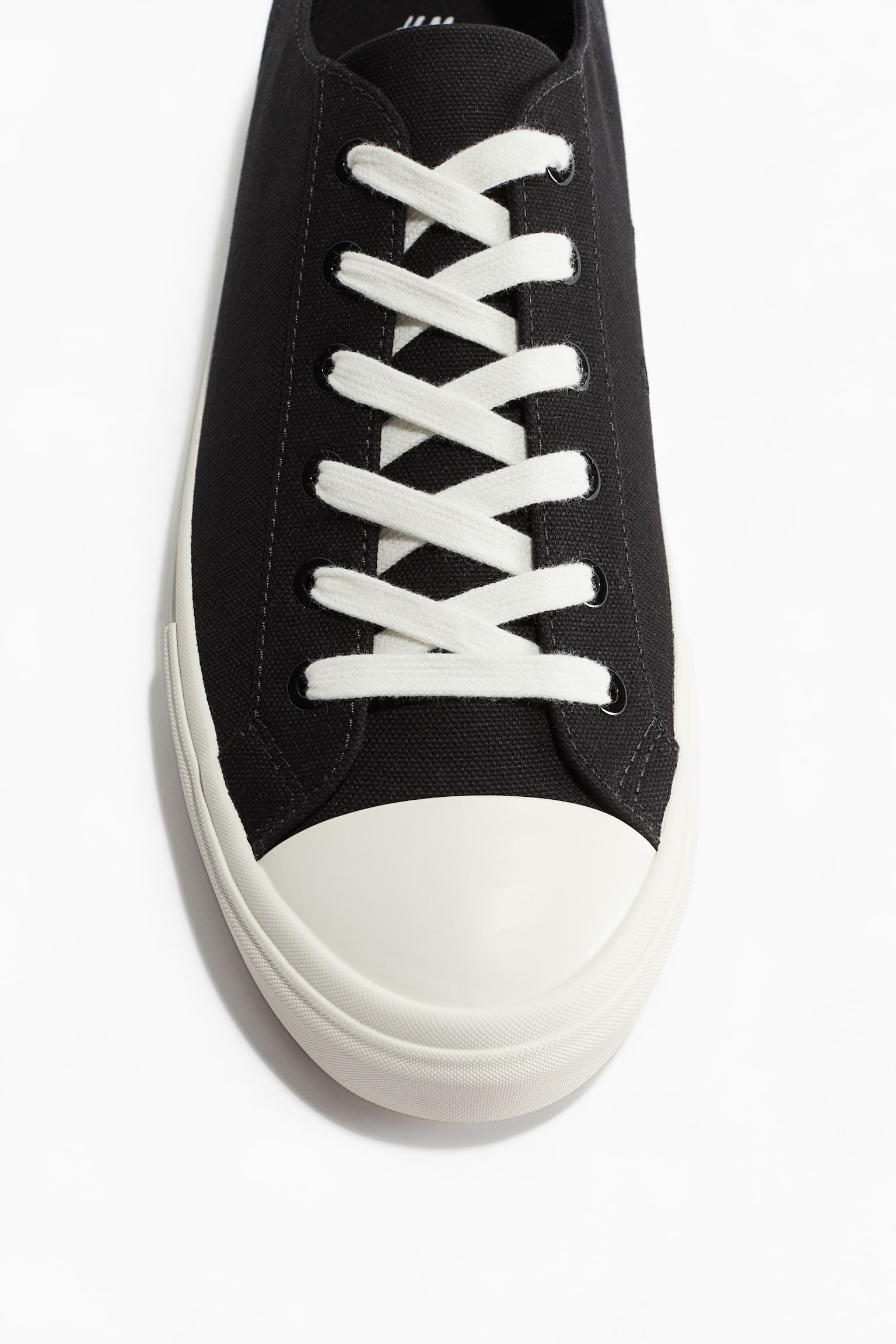 Canvas Sneakers - Black/White - 2