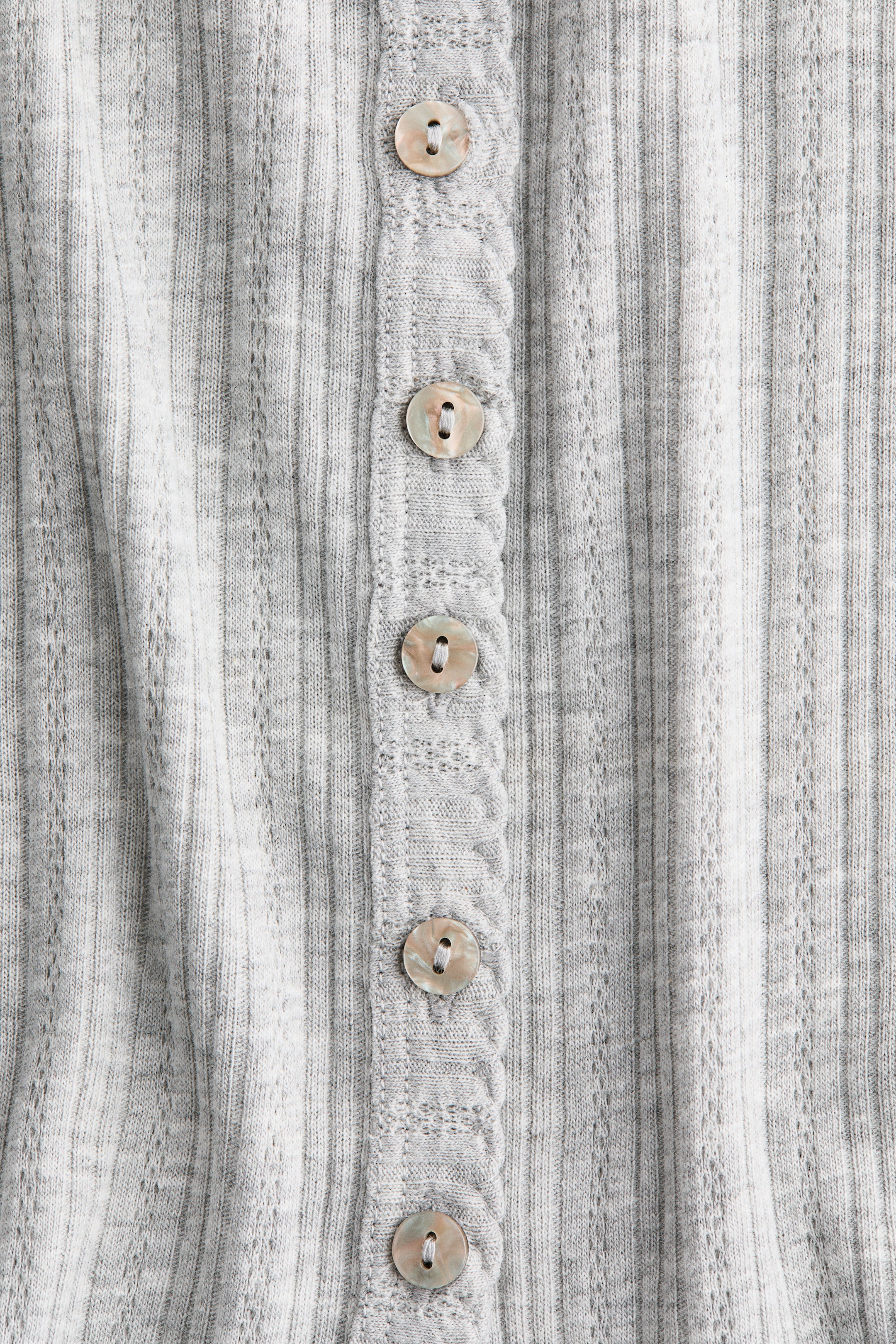 Pointelle-Knit Top