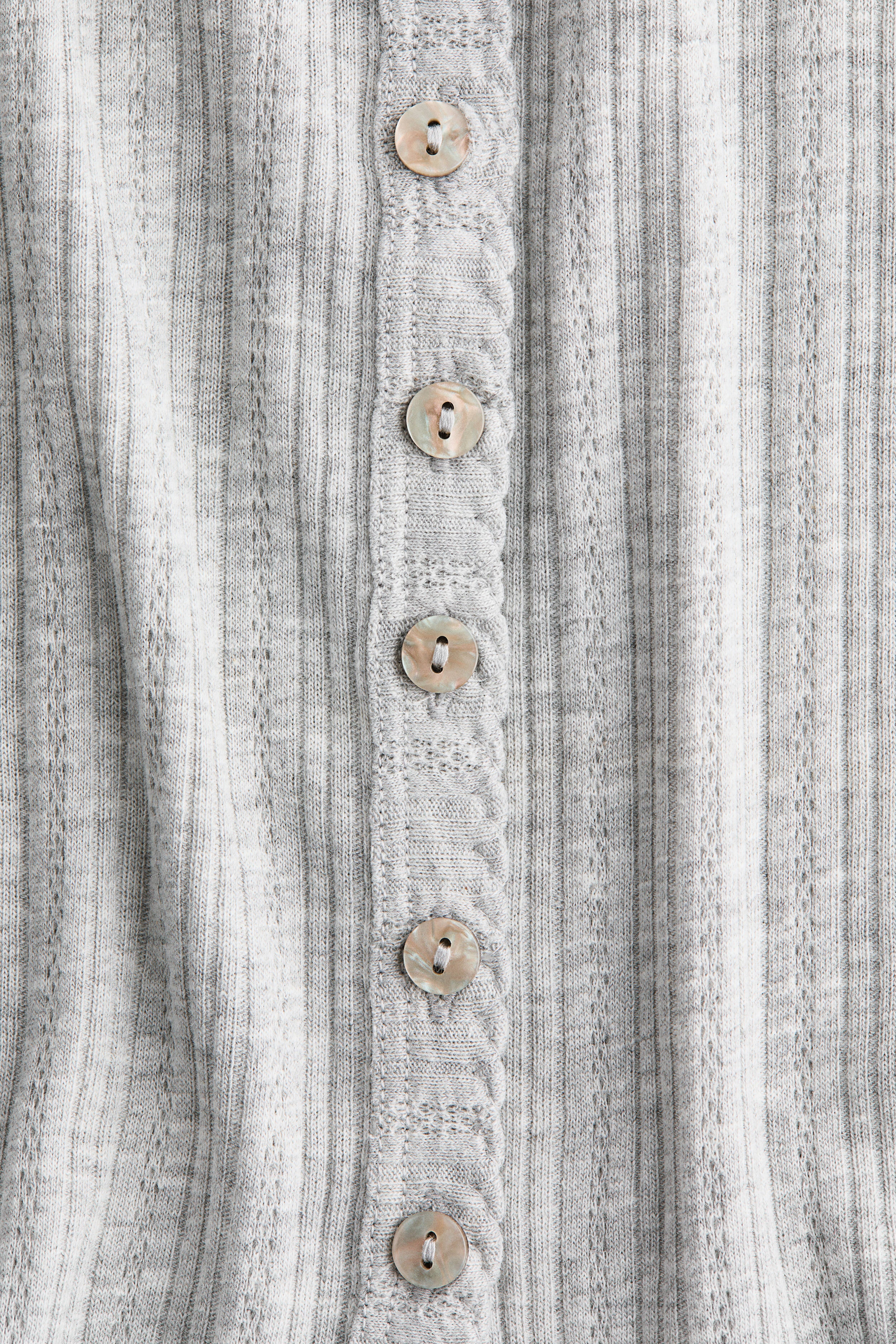 Pointelle-Knit Top