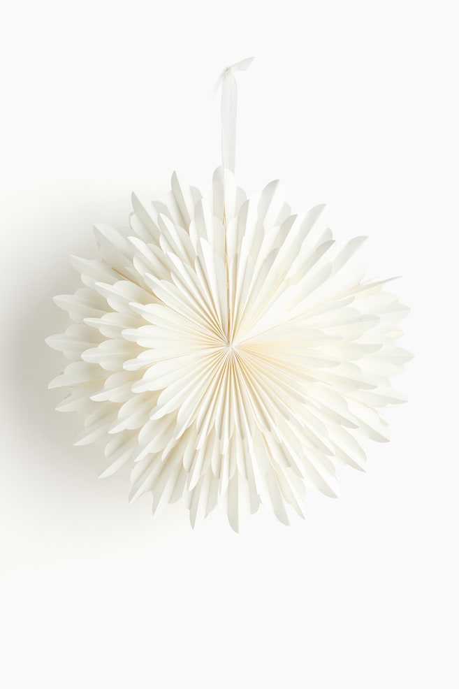 Paper star lampshade - White - 1