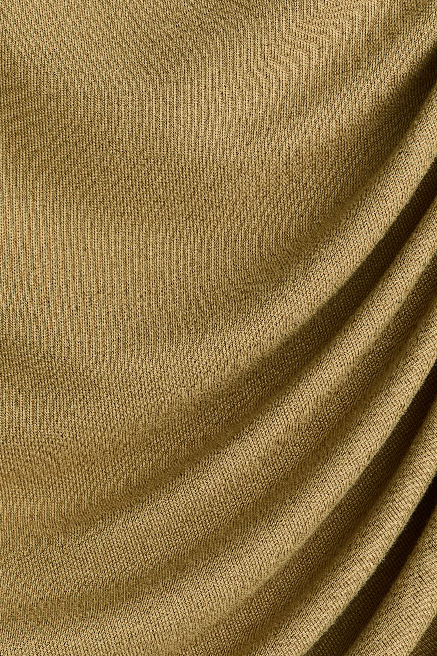 Draped viscose top - Golden olive/Dark grey/Black - 5