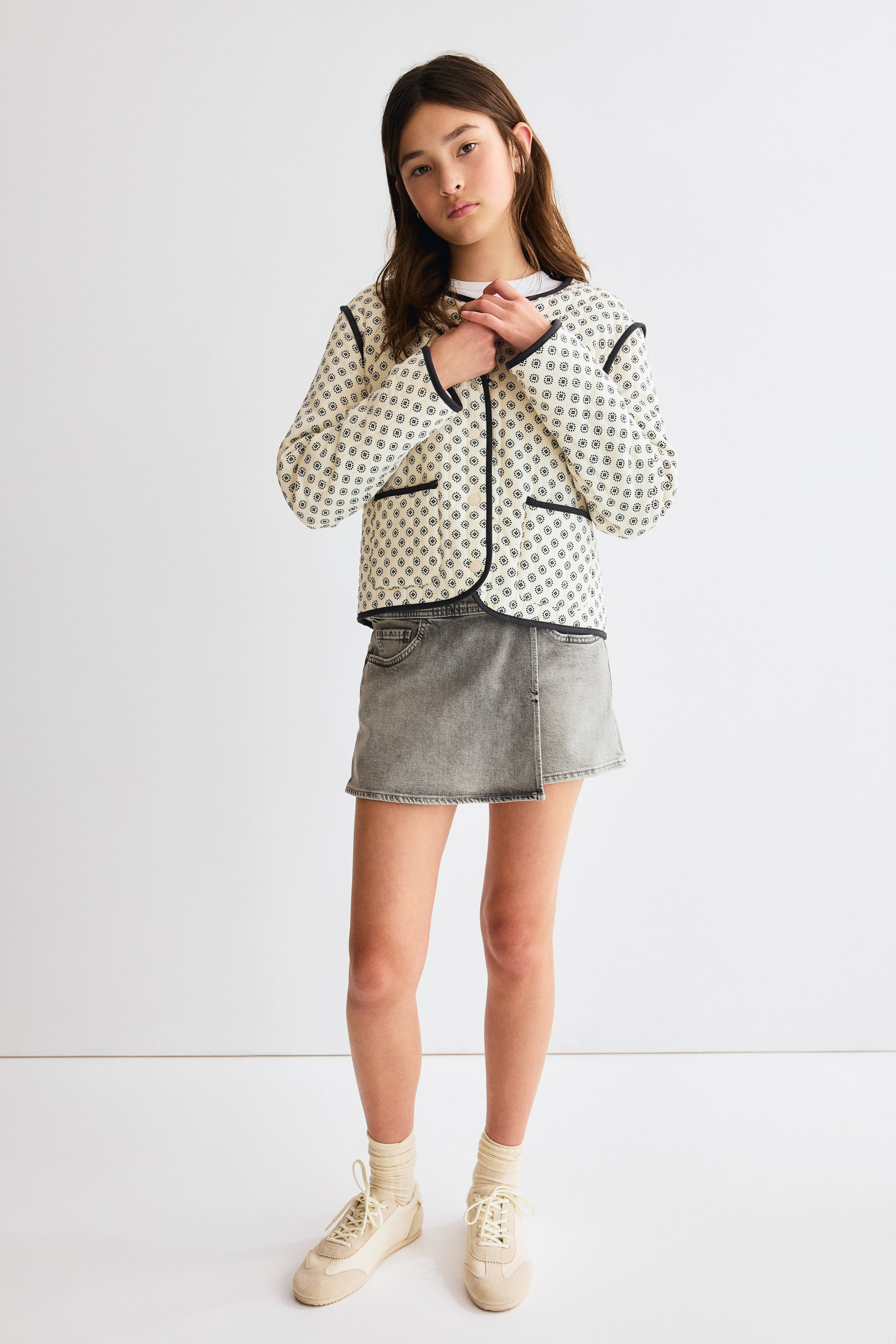 Женские куртки H&M Quilted Cotton Jacket — фото 5