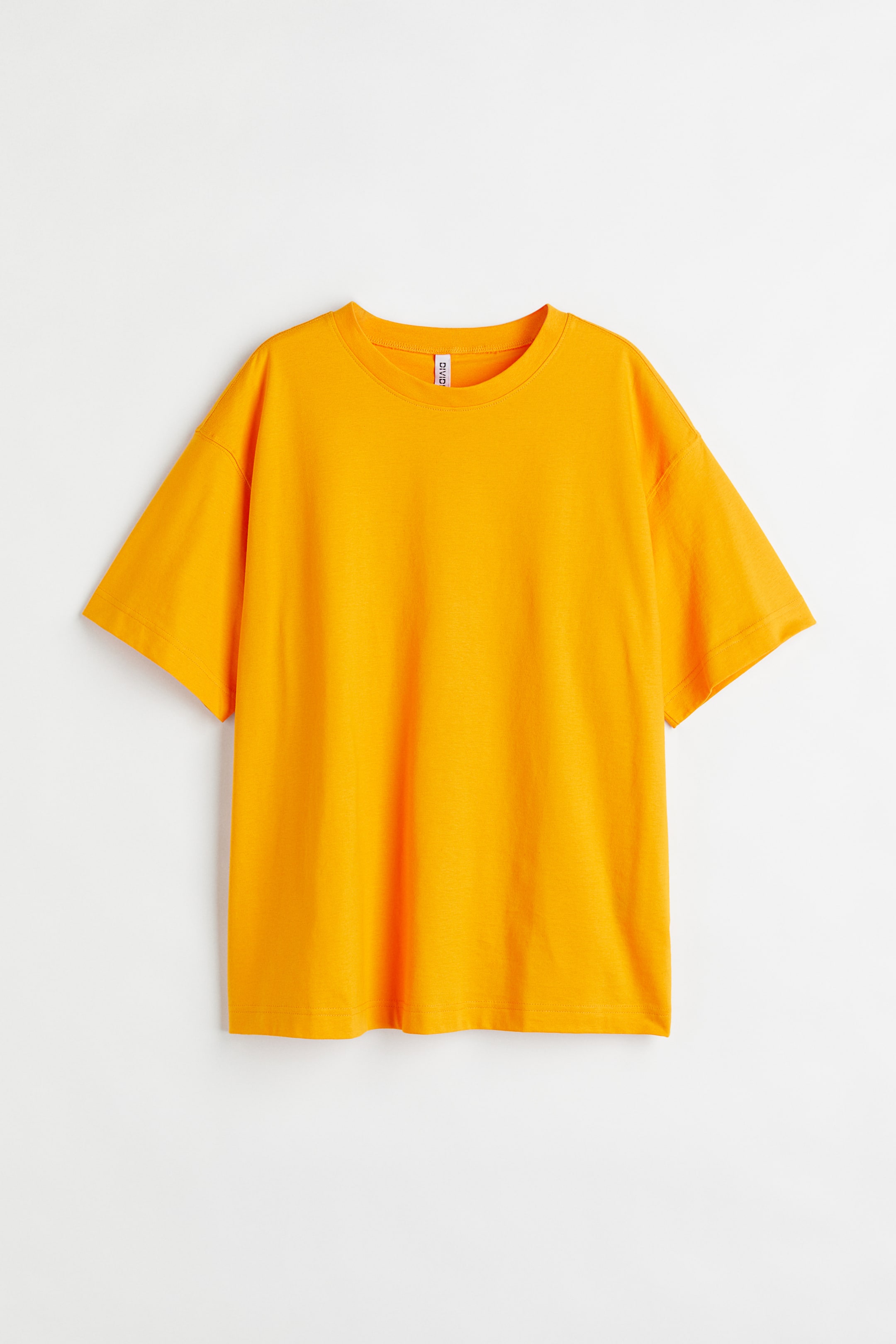 View larger image: Wide cotton T-shirt - Yellow - Ladies | H&M IN 1