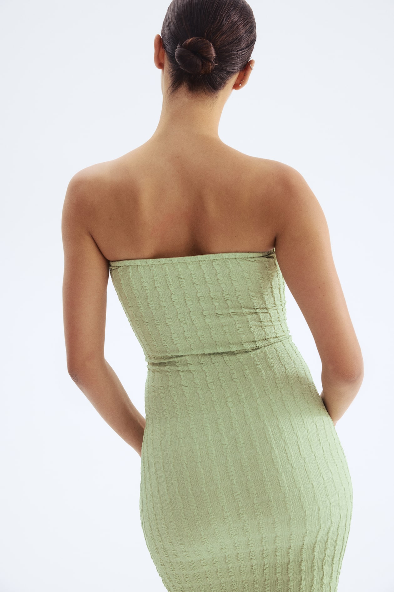 Textured Jersey Bandeau Dress - image 2