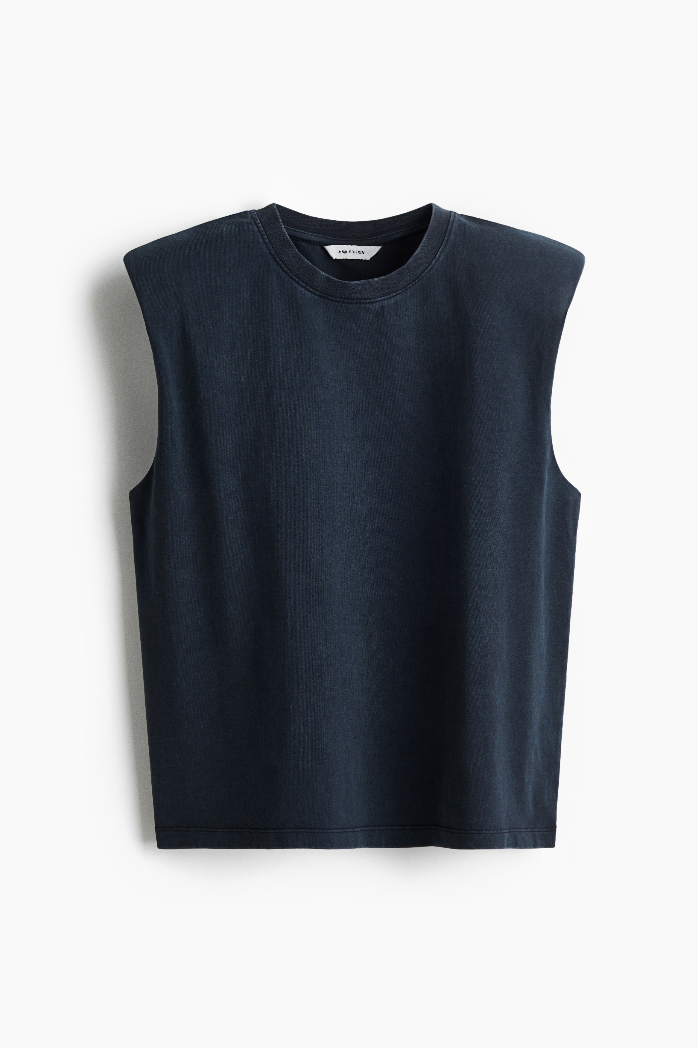 Shoulder Pad Tank - Black/Washed out/Brown/Washed out