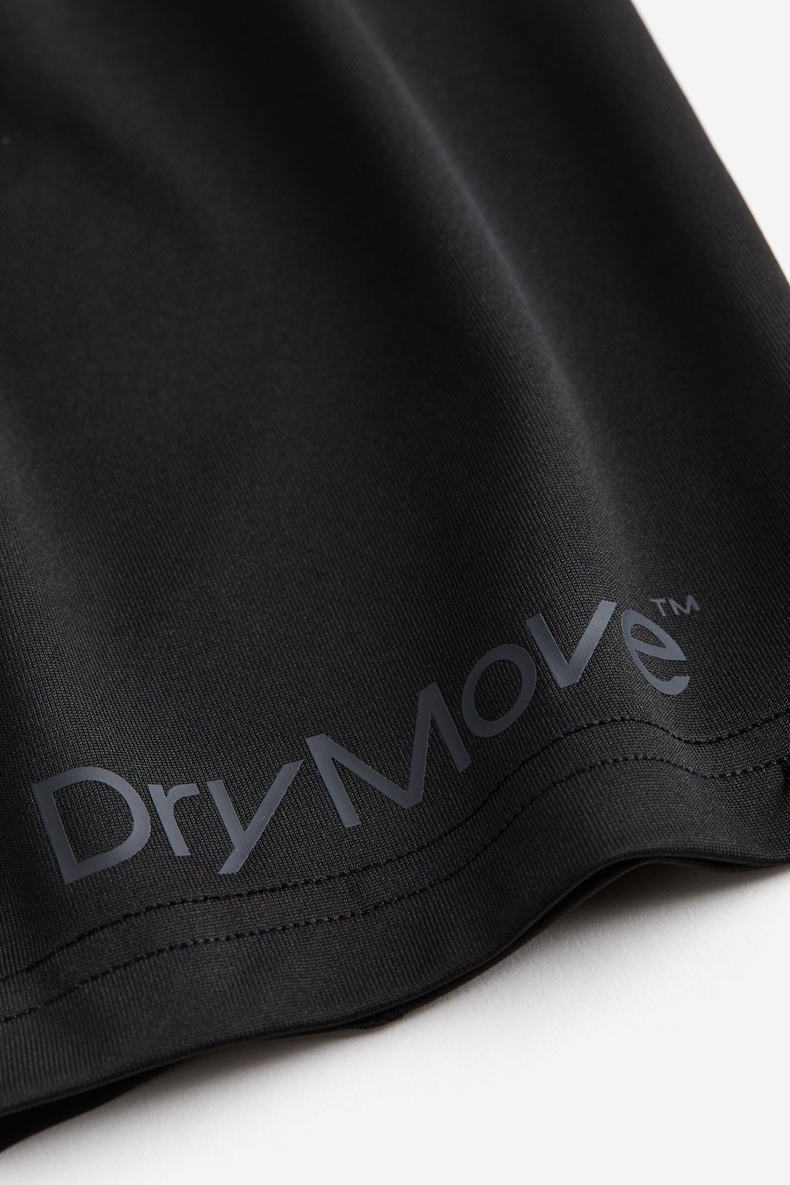 Mid-length sports shorts in DryMove™ - Black - 4