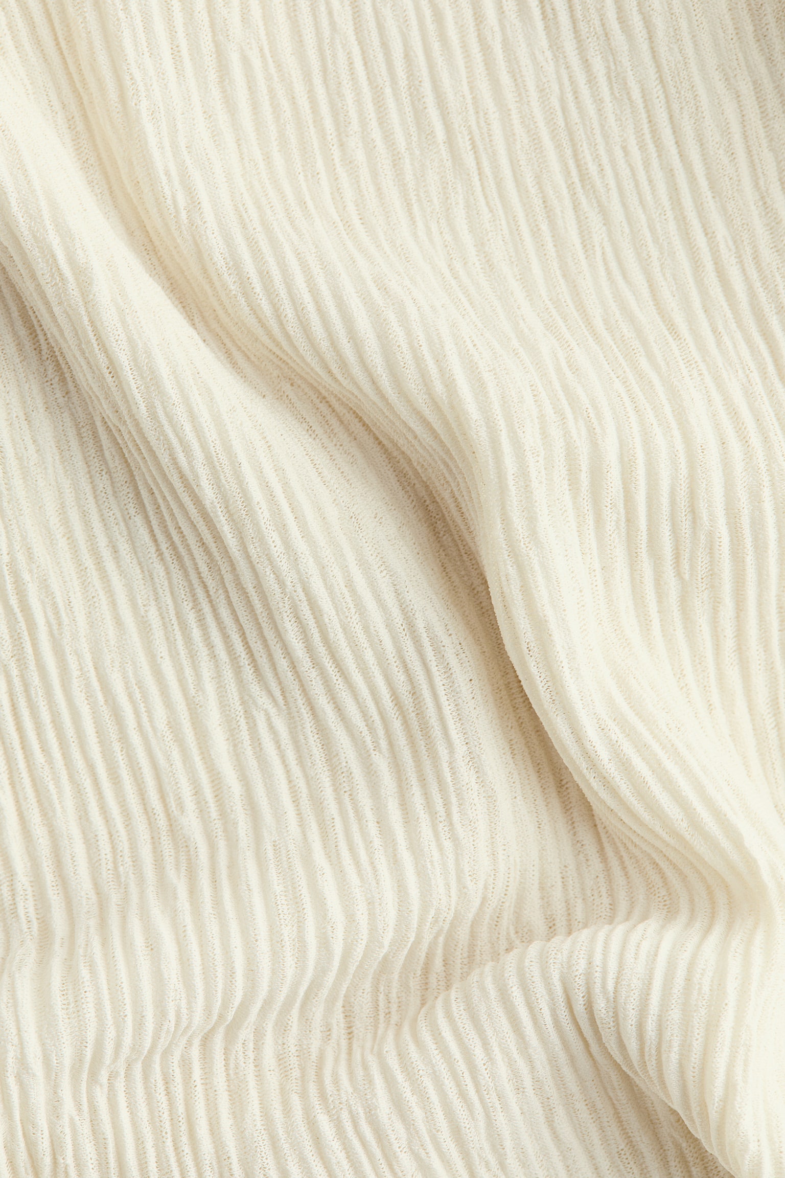 Scarf-detail top - Light beige/Black - 6