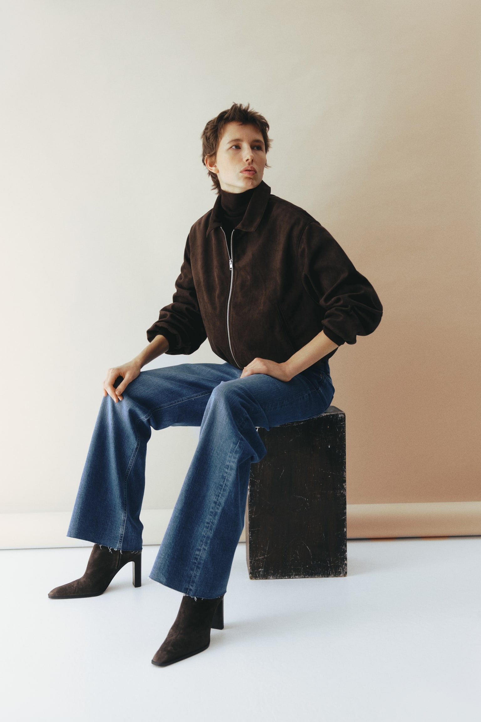 Harper High Rise Wide Leg Jeans - Washed denim blue/Dark brown/Dark denim gray/Navy denim blue/Light denim blue/White/Denim blue/White/Navy denim blue/Navy denim blue/Dark denim blue/Denim blue/Light denim blue/Light denim blue/Dark denim blue/Light denim blue/Denim blue/White/Light denim blue - 7