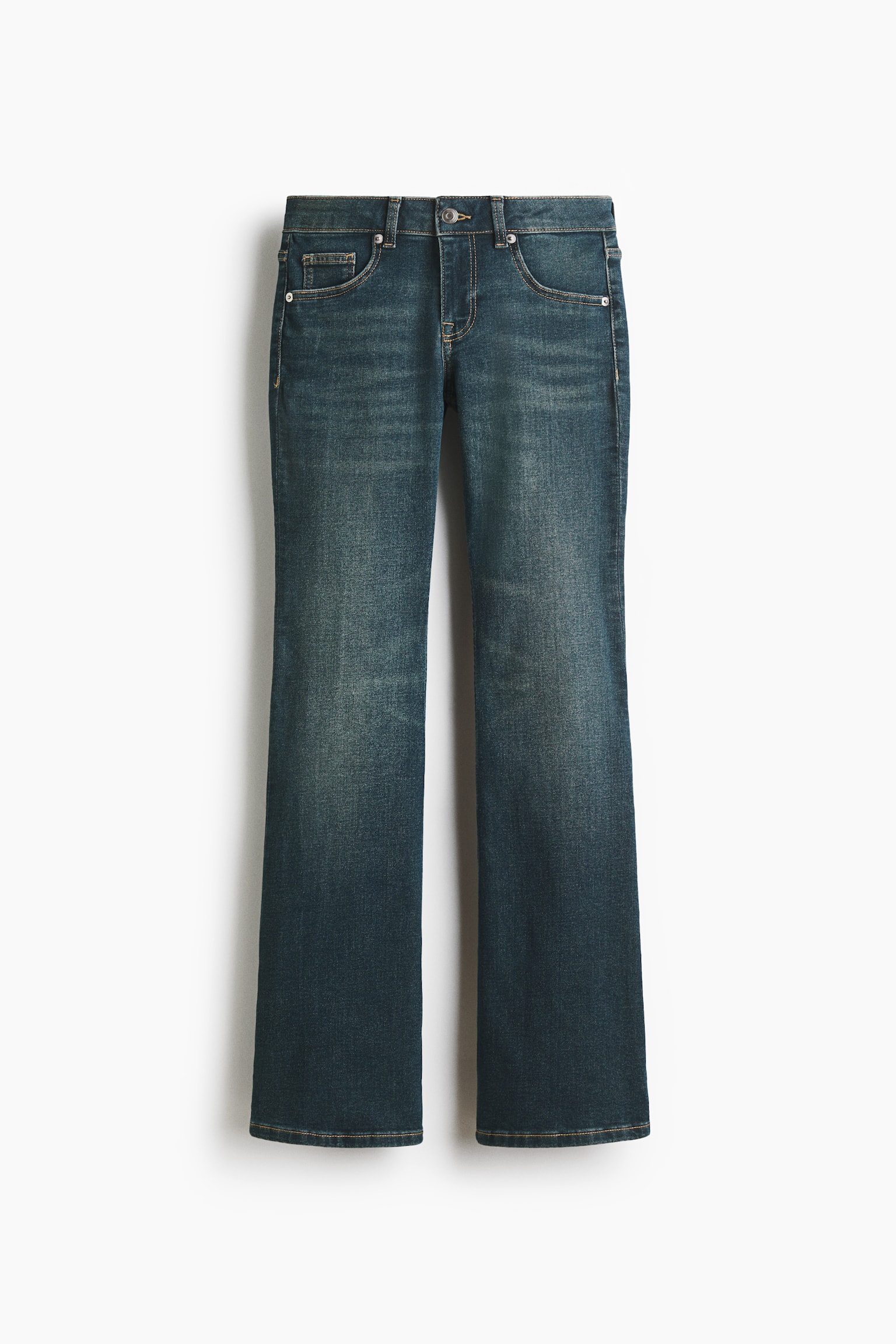 Flared Low Jeans - Dark denim blue/Light denim blue/Light denim blue/Washed grey/Denim black/Denim blue/Black/Washed out/Light denim blue/Cream/Light denim blue/Denim blue/Light grey/Denim grey/Dark grey/Leopard print - 2