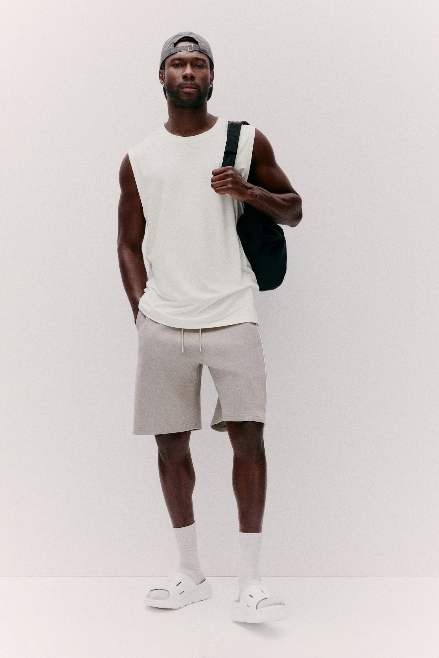 Regular Fit Sports vest top with DryMove™ - White - 6