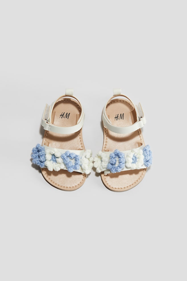 Sandales - Blanc/bleu clair - 1