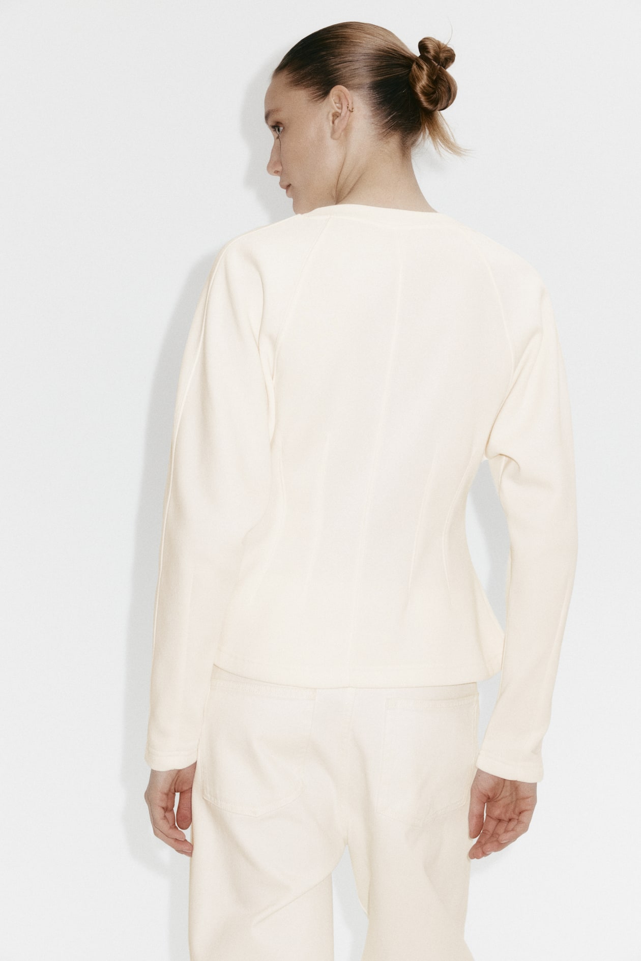 Tapered-Waist Sweatshirt - image 2
