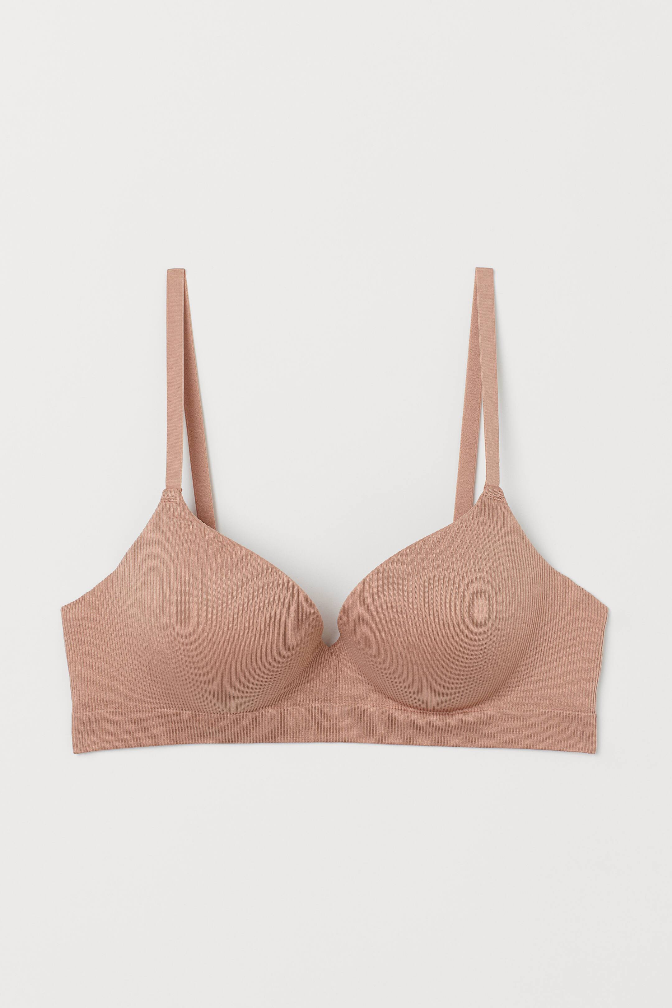 Seamless Super Push Up Bra Light Beige Ladies Handm Us