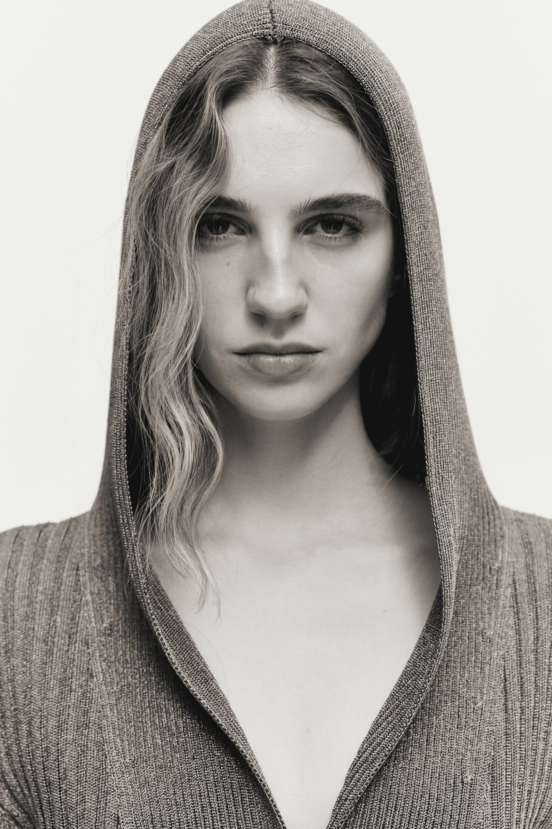 View larger image: Metallic rib-knit hoodie - Dark grey - Ladies | H&M MY 2