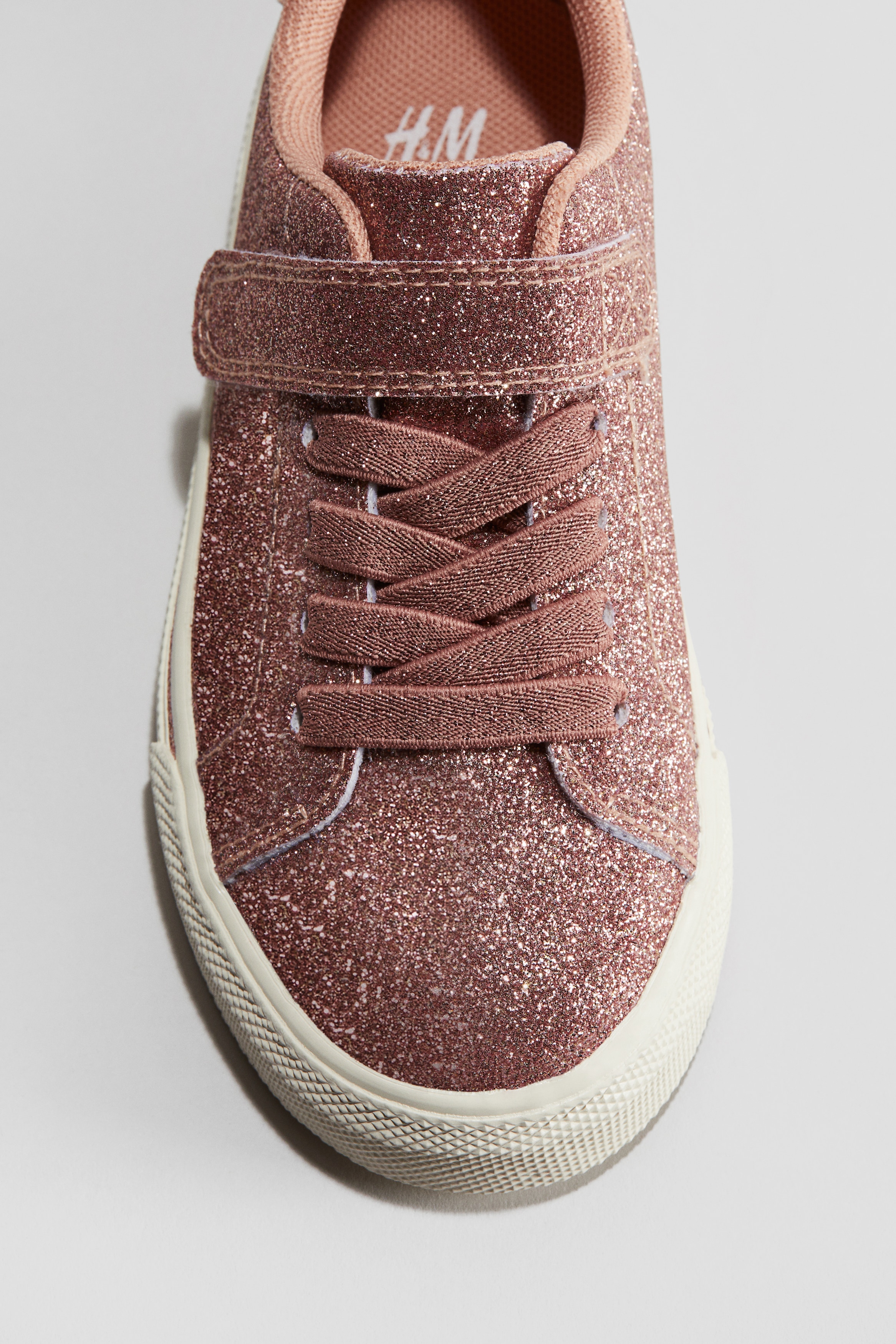 Silver-colored/glittery Glittery Sneakers for kids | H&M US