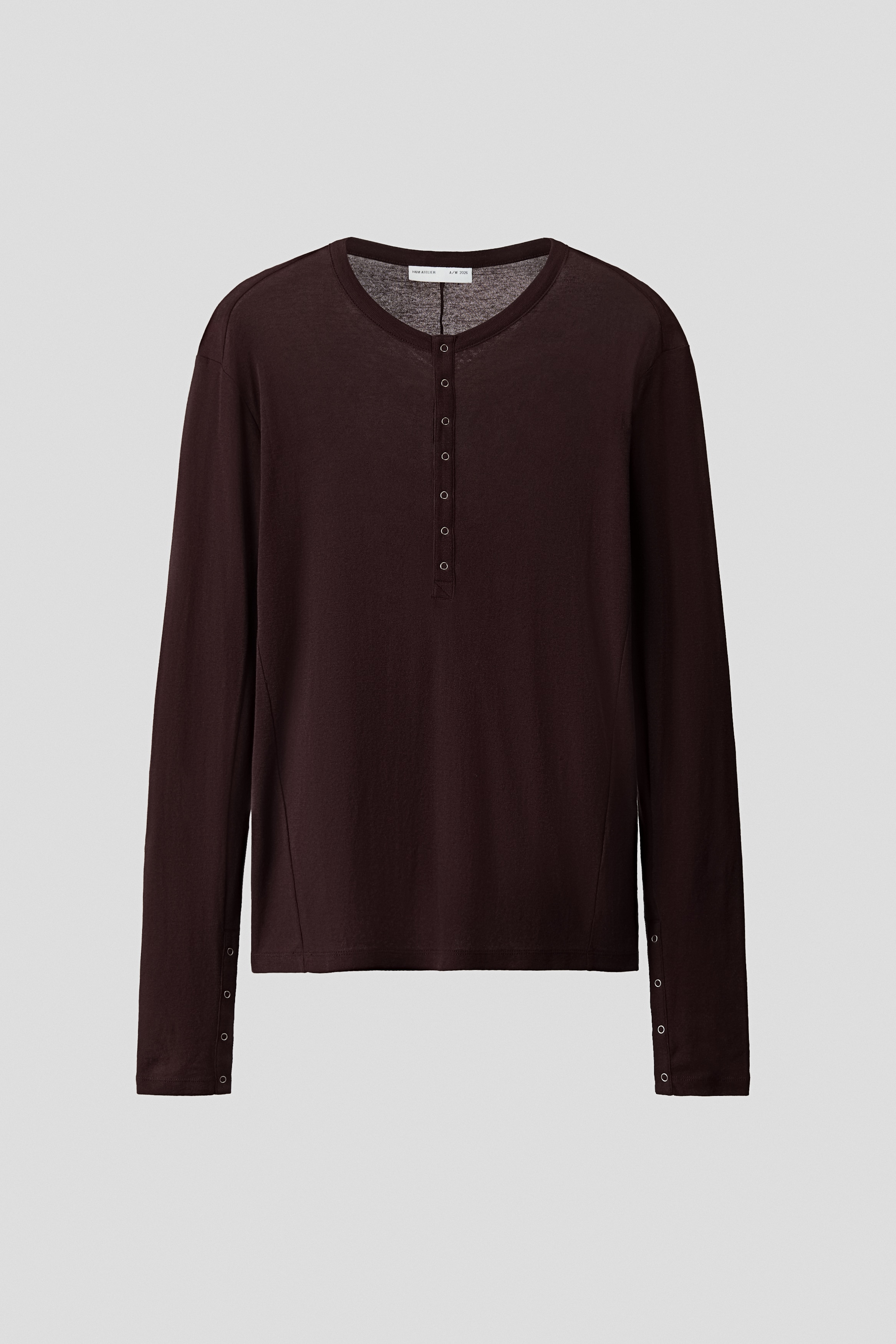 Farfarströja i bomull Slim Fit - Mörkbrun/Svart/Ljusgrå/Mörk khakigrön