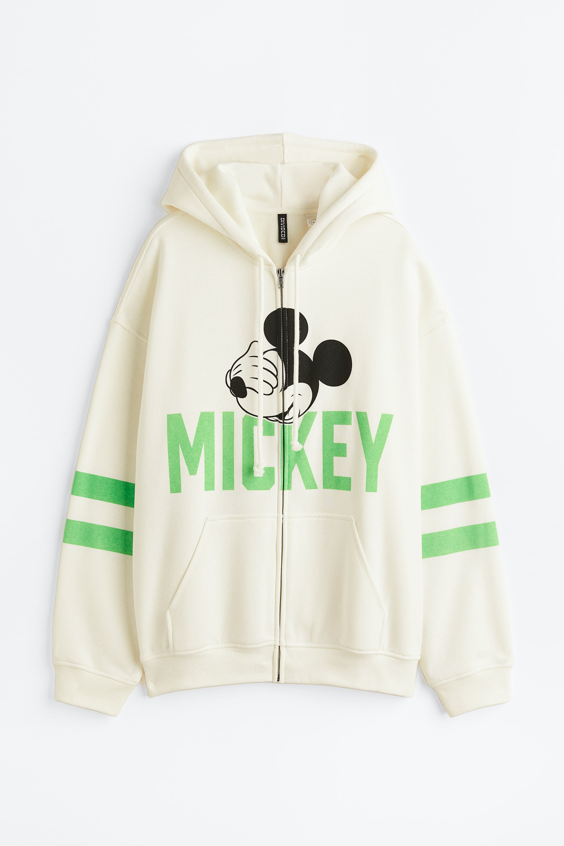 View larger image: Printed zip-through hoodie - Cream/Mickey Mouse - Ladies | H&M IN 1