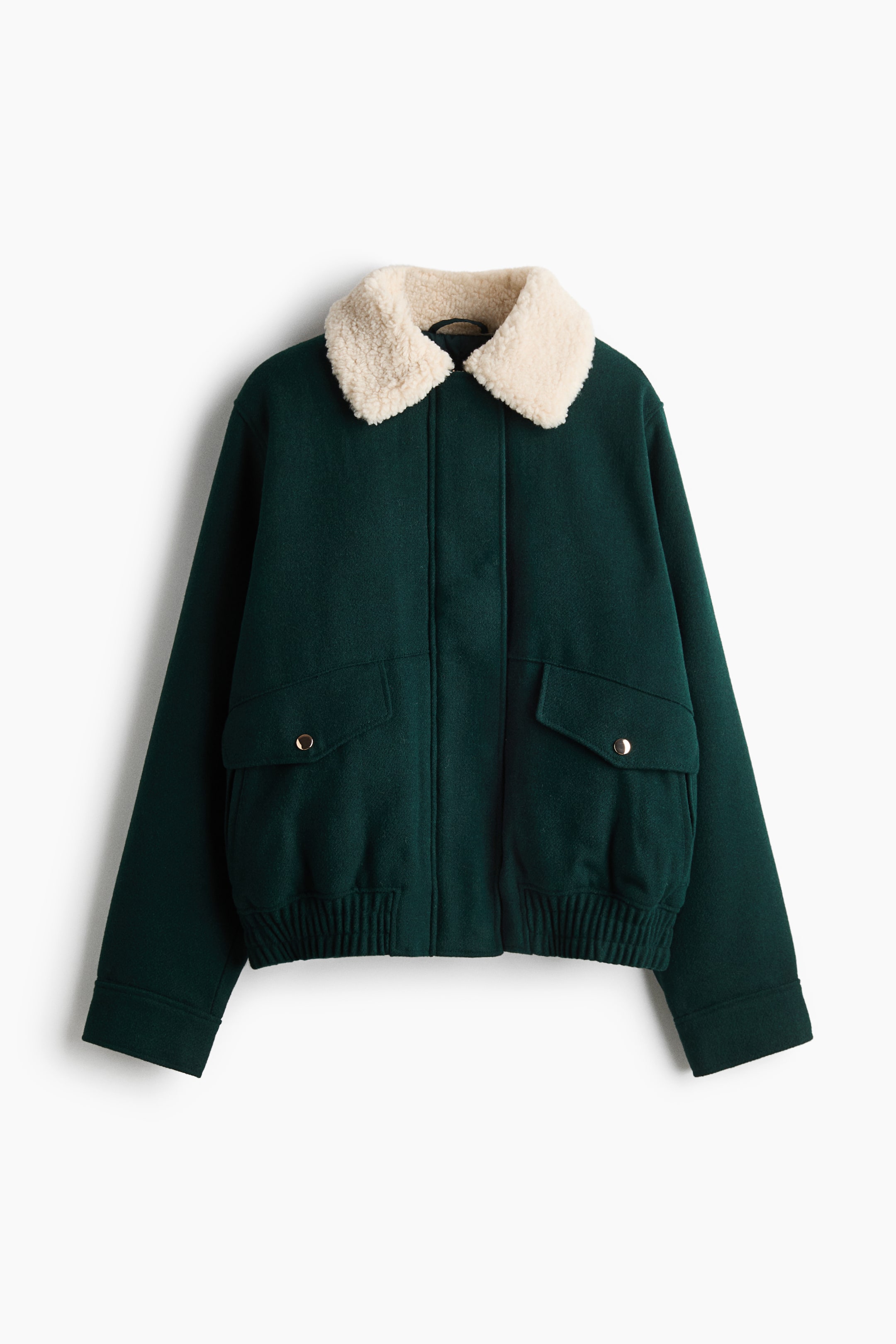 View larger image: Padded Jacket - Dark green - Ladies | H&M CA 5