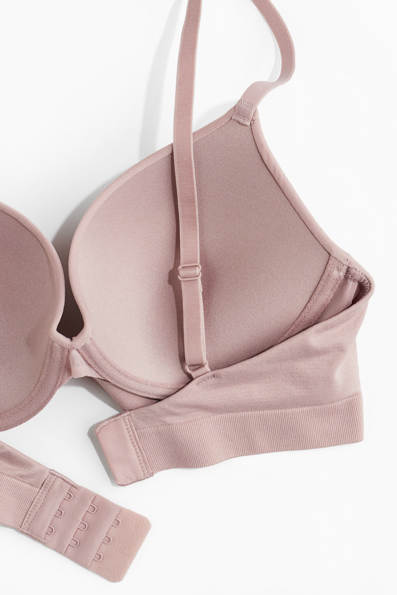 Seamless push-up-bra - Dusty pink/Black/Beige - 5