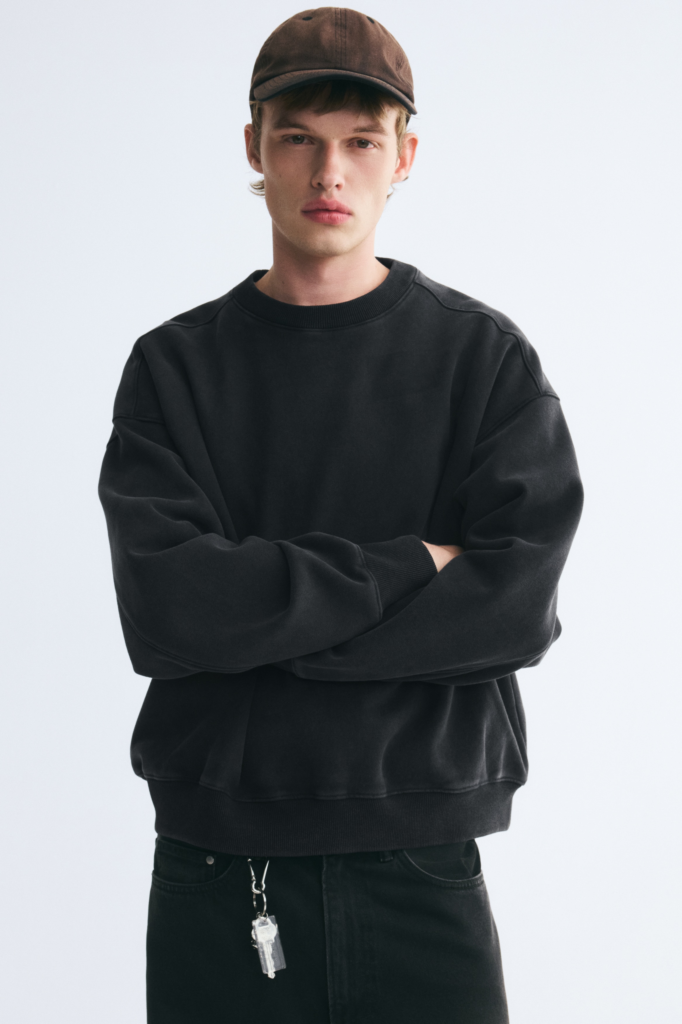 Суитшърт от памук Oversized FitМодел
