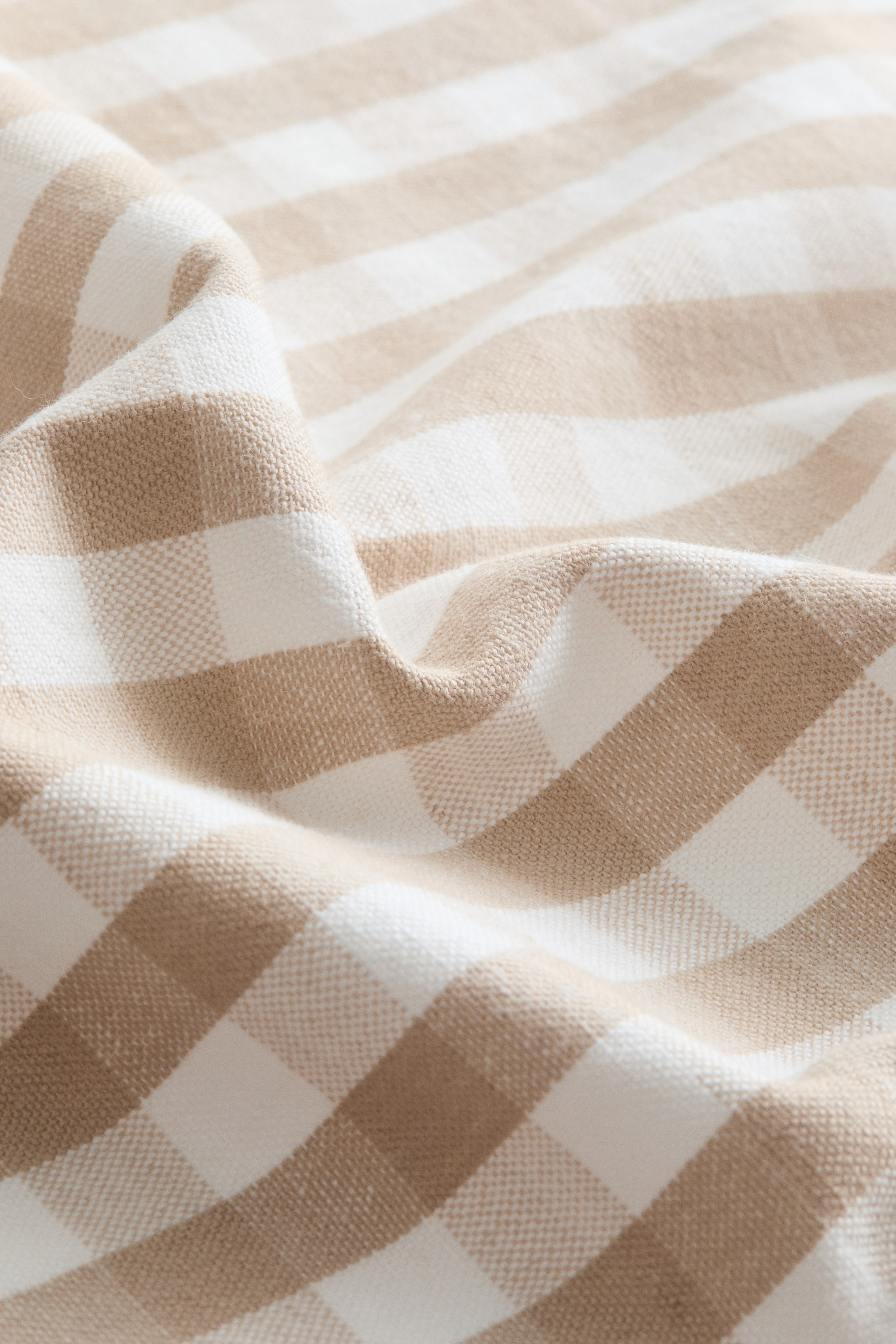 Ver imagen más grande: Pack de 4 servilletas de algodón - Beige/Cuadros vichy - HOME | H&M ES 4