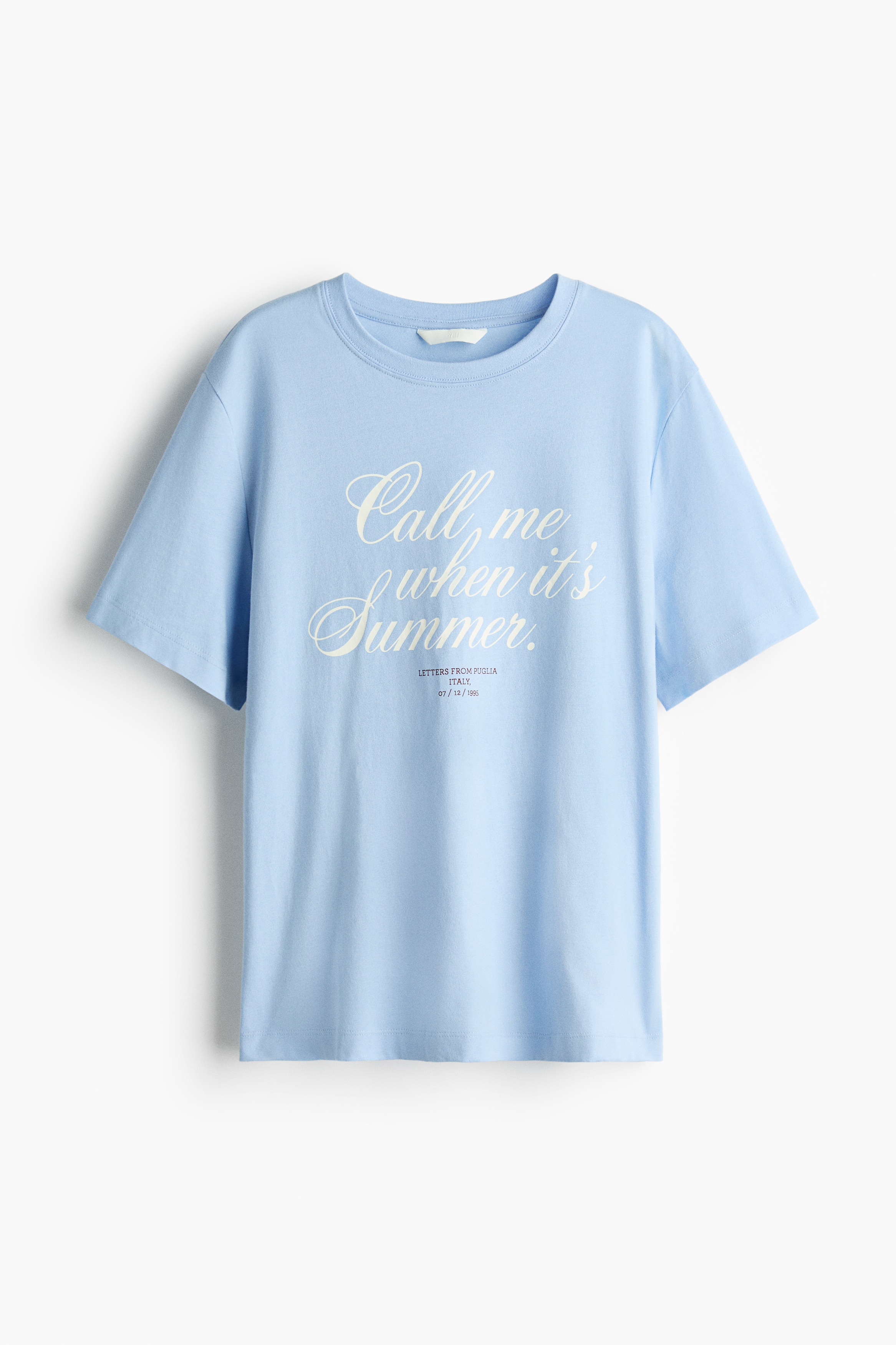 Printed T-shirt - Light blue/Summer/Light yellow/Energized/Cream/Biarritz/Green/Cannes Sailing Retreat/White/Le Marais/Ivory/Feria de Verano/White/Lemons/Pink/Chillax Culture/Dusty light blue/California/Dark brown/The Vacation Edit/White/Beauté/Dark brown/Simplicité/White/Arancia Rossa