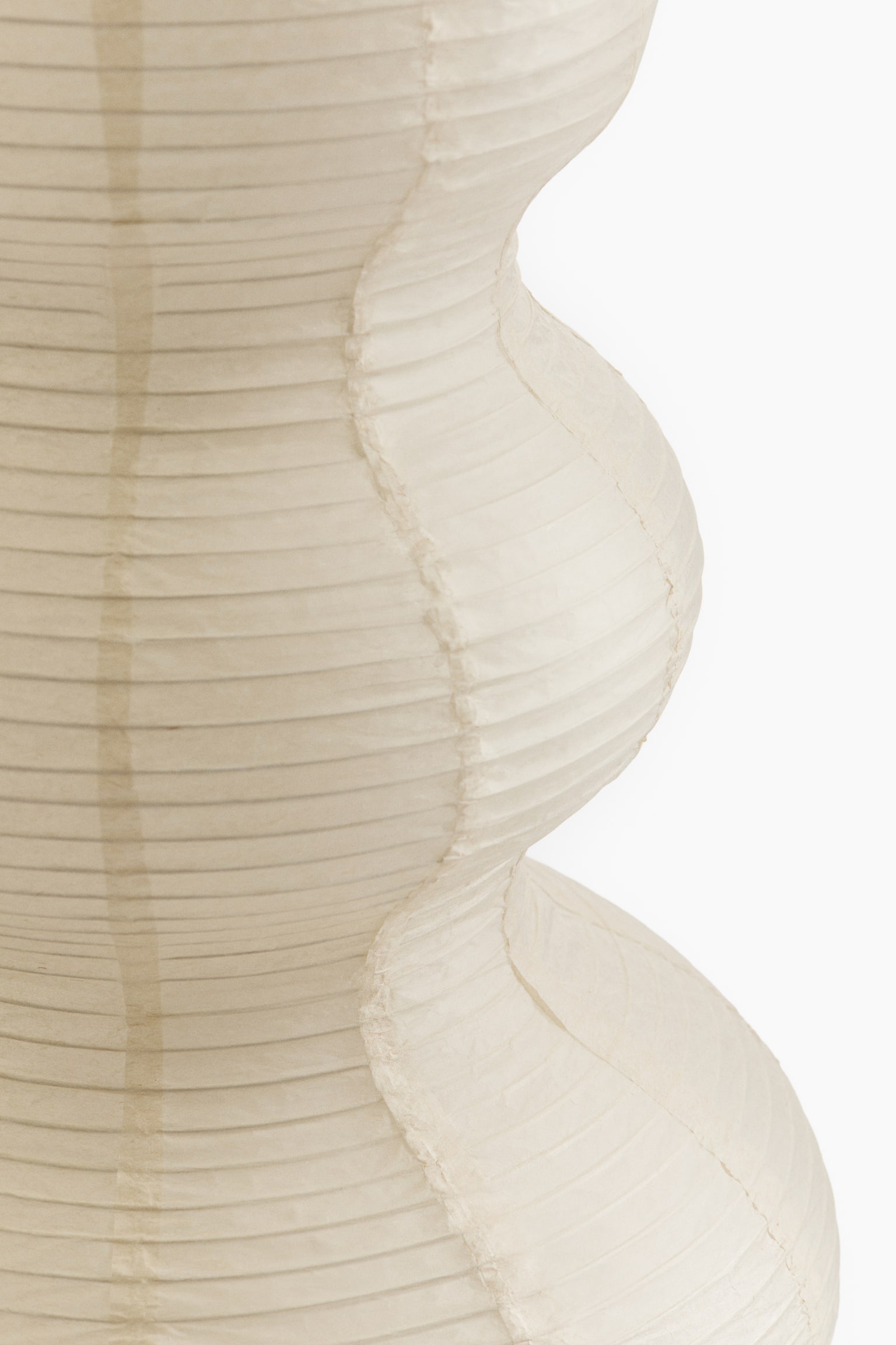 Závěsná lampa z rýžového papíru - Světle béžová - 3