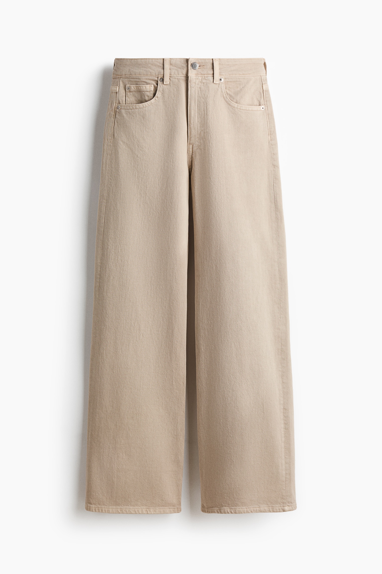 Wide High Waist Jeans - Beige/Helles Denimblau/Marineblaues Denim/Washed Denimblau/Denimblau/Dunkles Denimgrau/Marineblaues Denim/Weiß/Dunkles Denimblau/Dunkelbraun/Helles Denimblau/Dunkles Denimblau/Helles Denimblau/Denimblau/Helles Denimblau/Denimblau/Helles Denimblau/Helles Denimblau/Weiß - 2