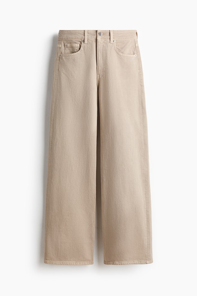 Wide High Waist Jeans - Beige/Licht denimblauw/Wit/Licht denimblauw/Denimblauw/Marinedenimblauw/Licht denimblauw/Denimblauw/Donkerbruin/Licht denimblauw/Donkerbruin/Donker denimblauw/Wit/Washed denimblauw/Marinedenimblauw/Licht denimblauw/Donker denimgrijs/Licht denimblauw/Licht denimblauw - 1