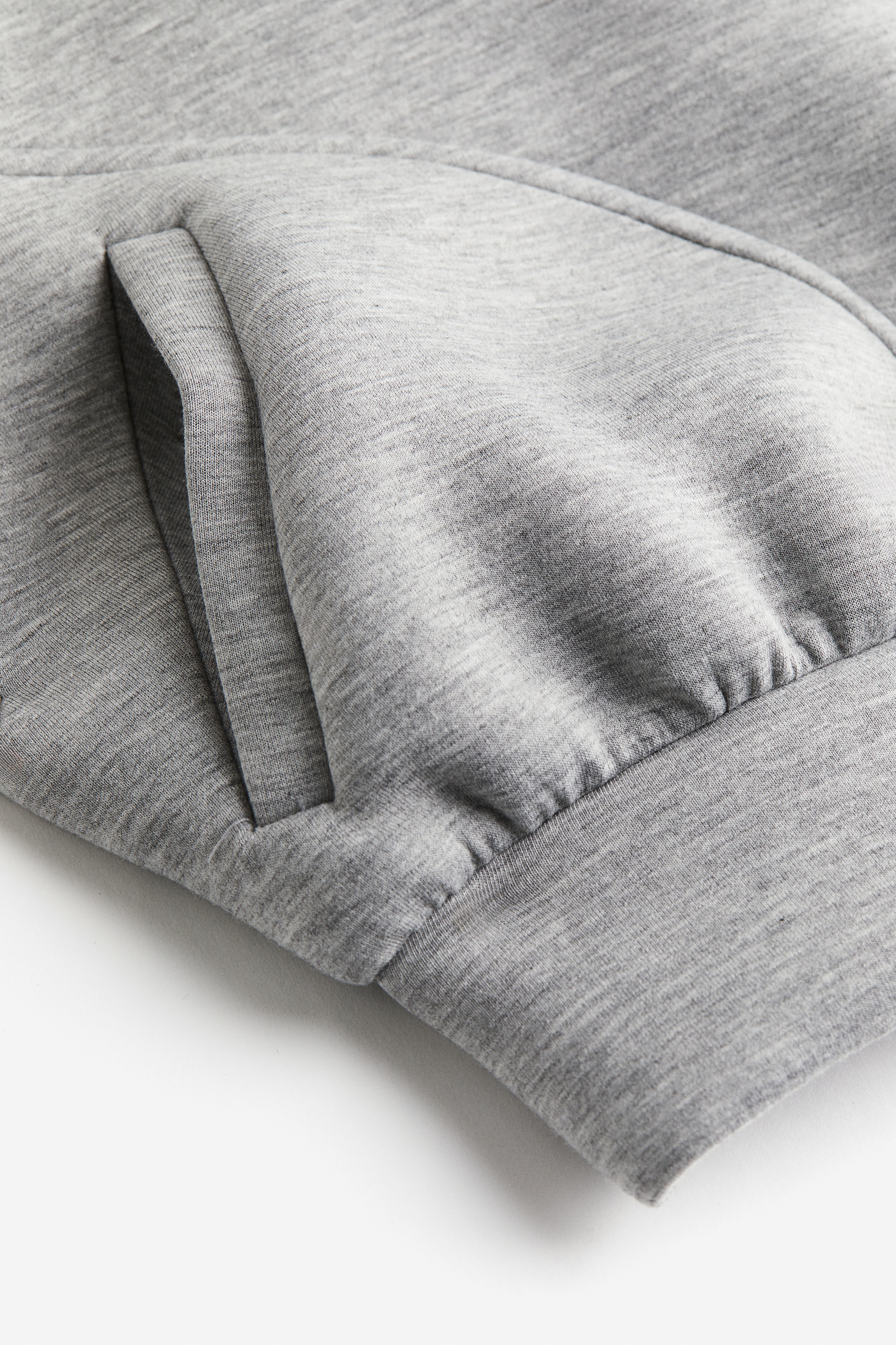 オーバーサイズ ジャージーフライトジャケット - グレーメランジ