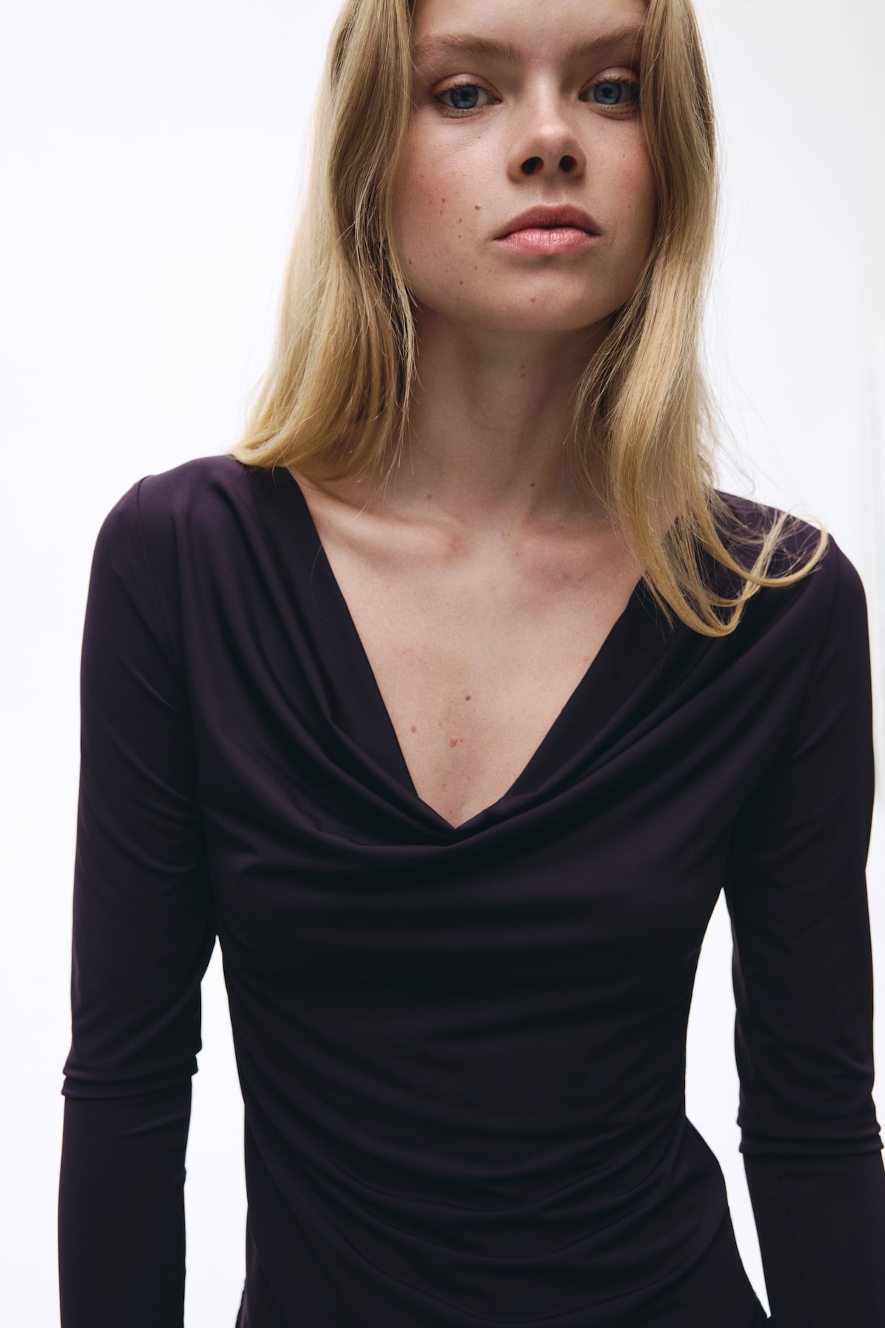 Cowl Neck Top - image 4