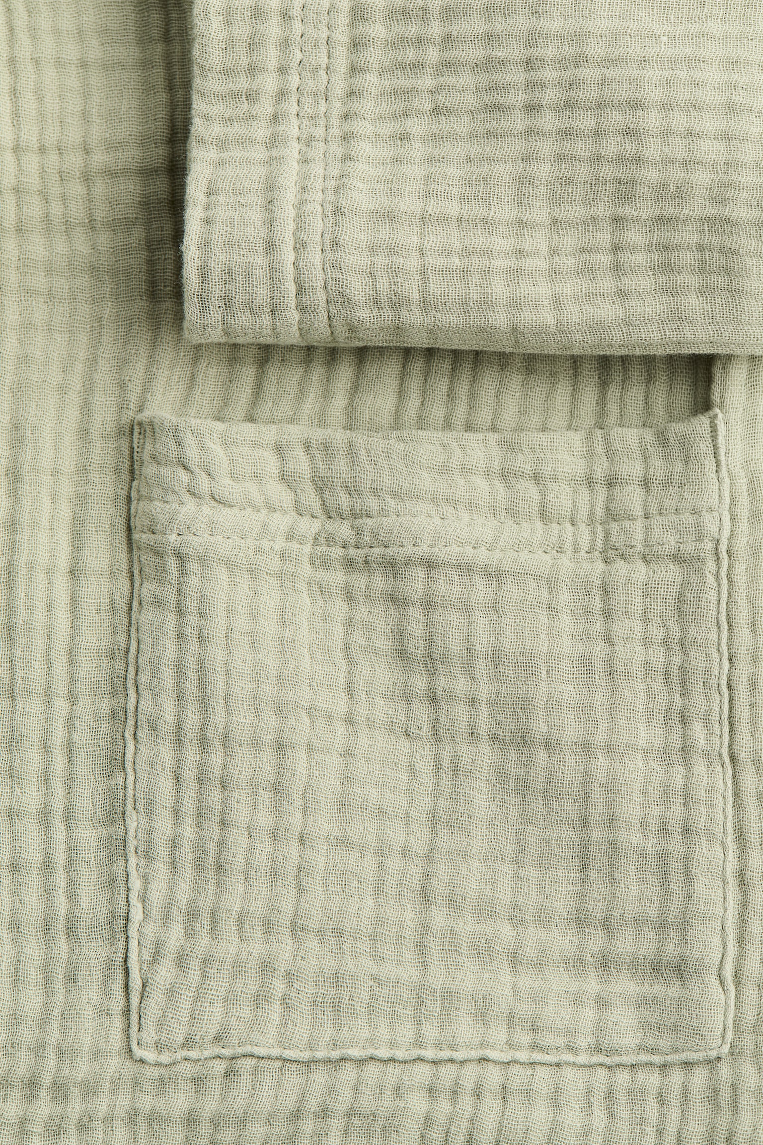 Muslin dressing gown - Sage green/Pink/Beige/Light beige - 2