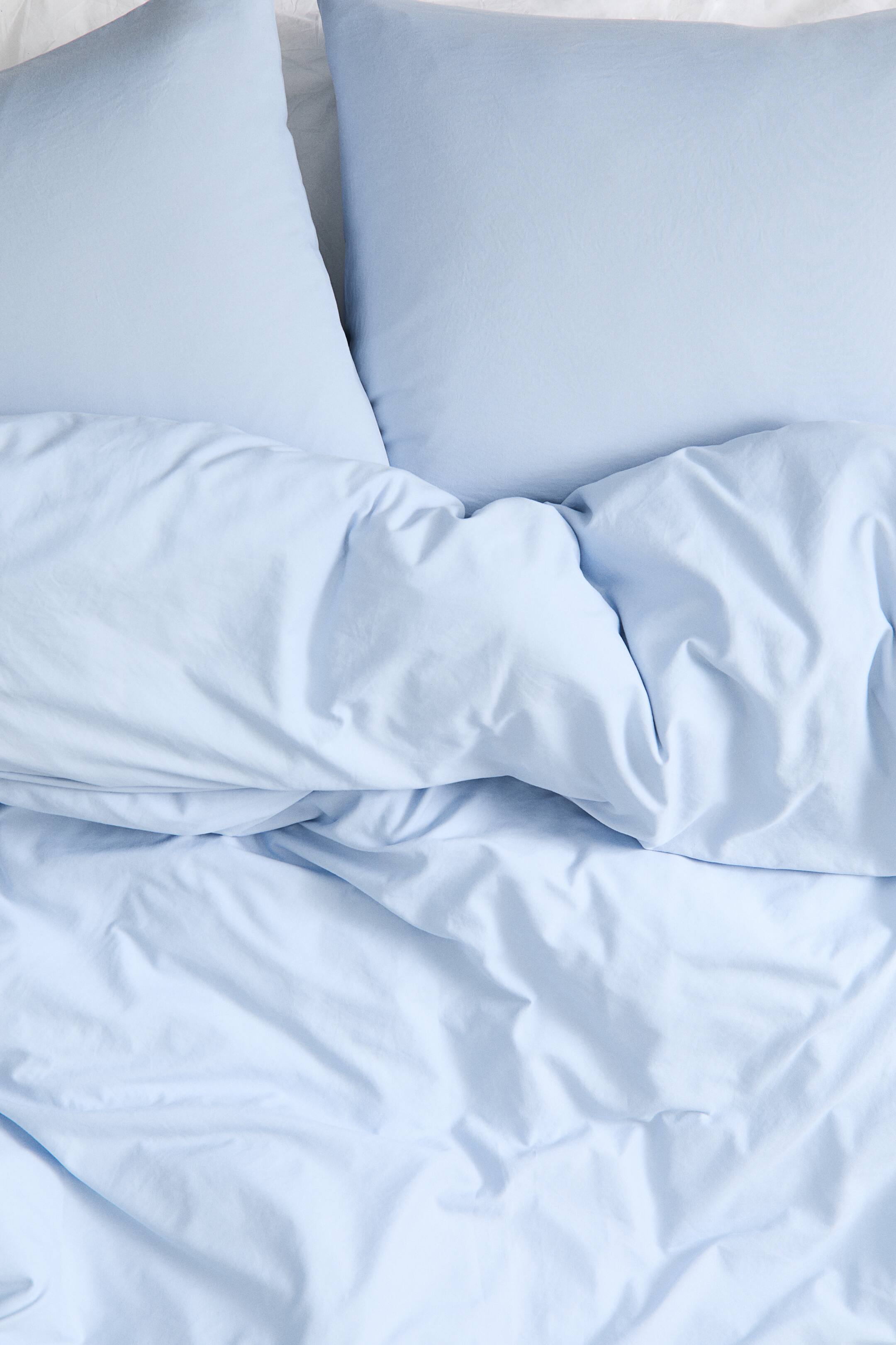 View larger image: Double/king duvet cover set - Light blue - Home All | H&M GB 3