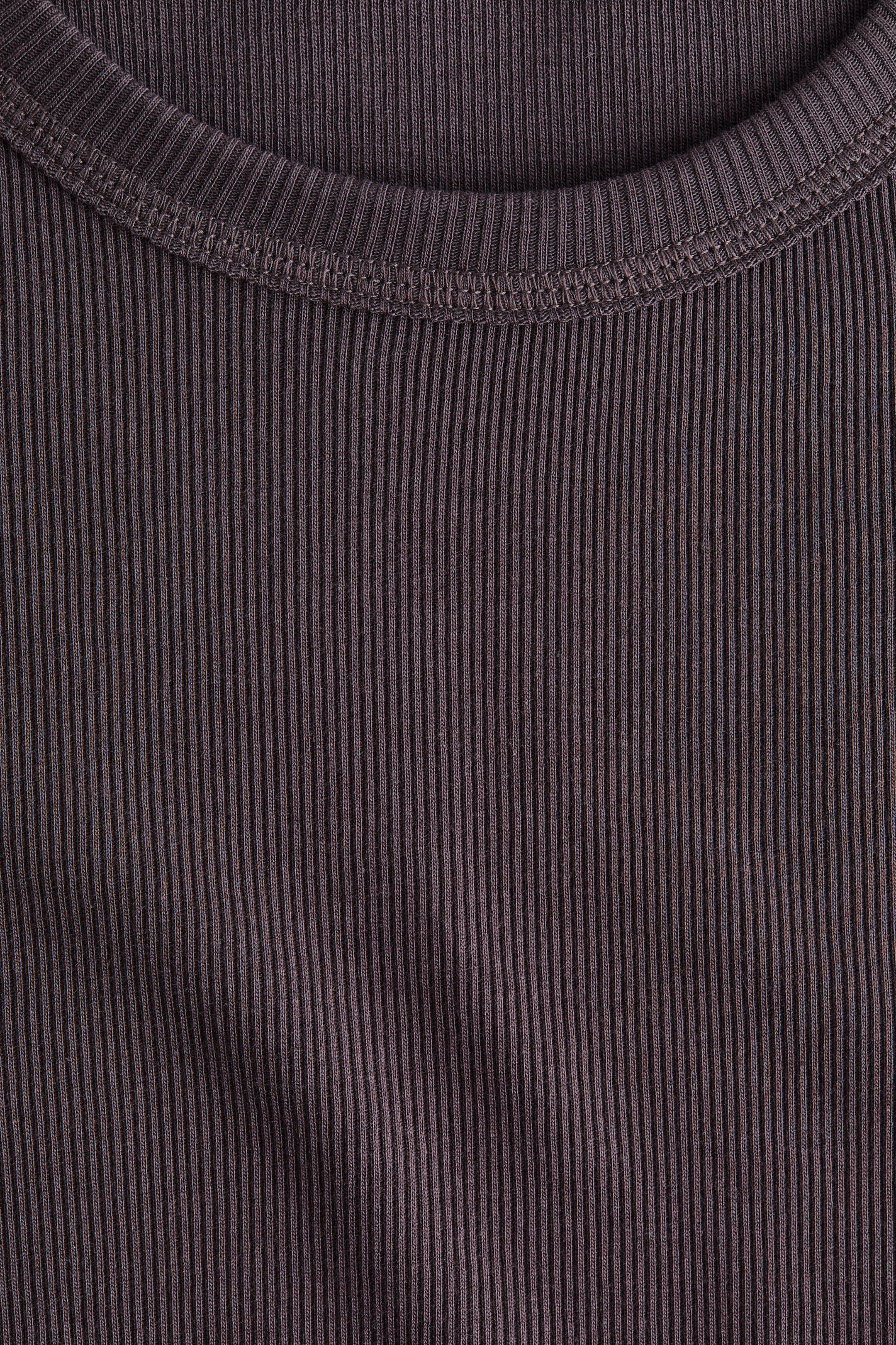 Женские топы H&M Ribbed Silk-Blend Top — фото 5