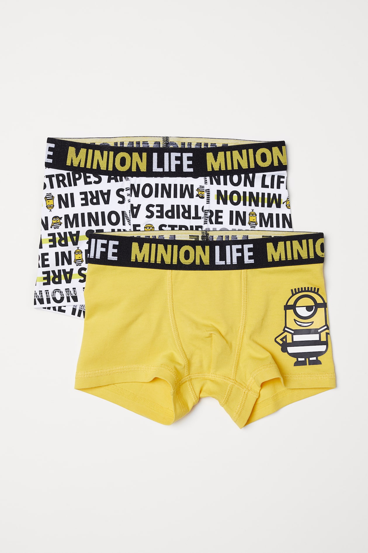 2-pack boxer shorts White/Minions Kids H&M