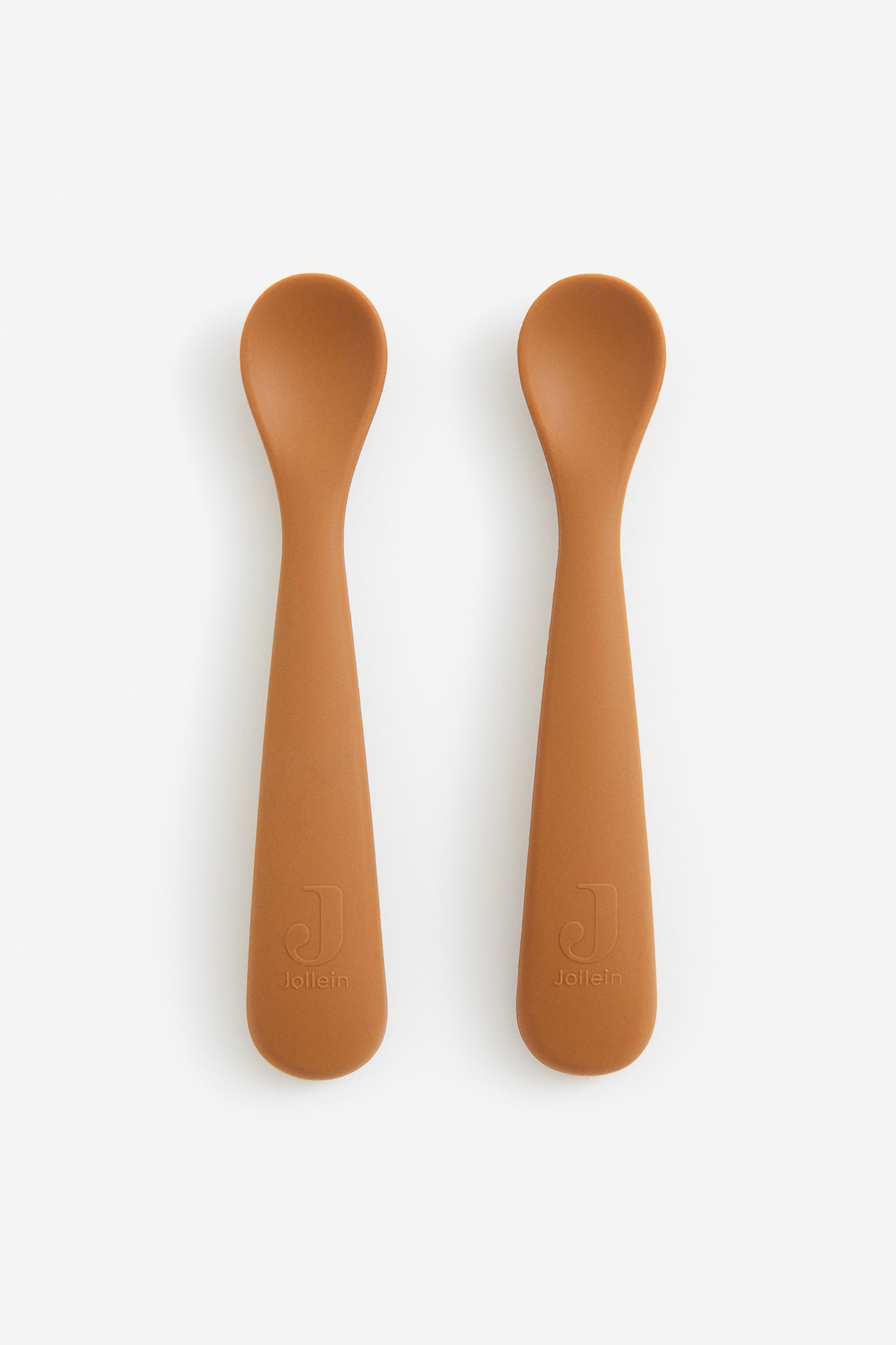 Lot de 2 cuillères en silicone - Marron - 1