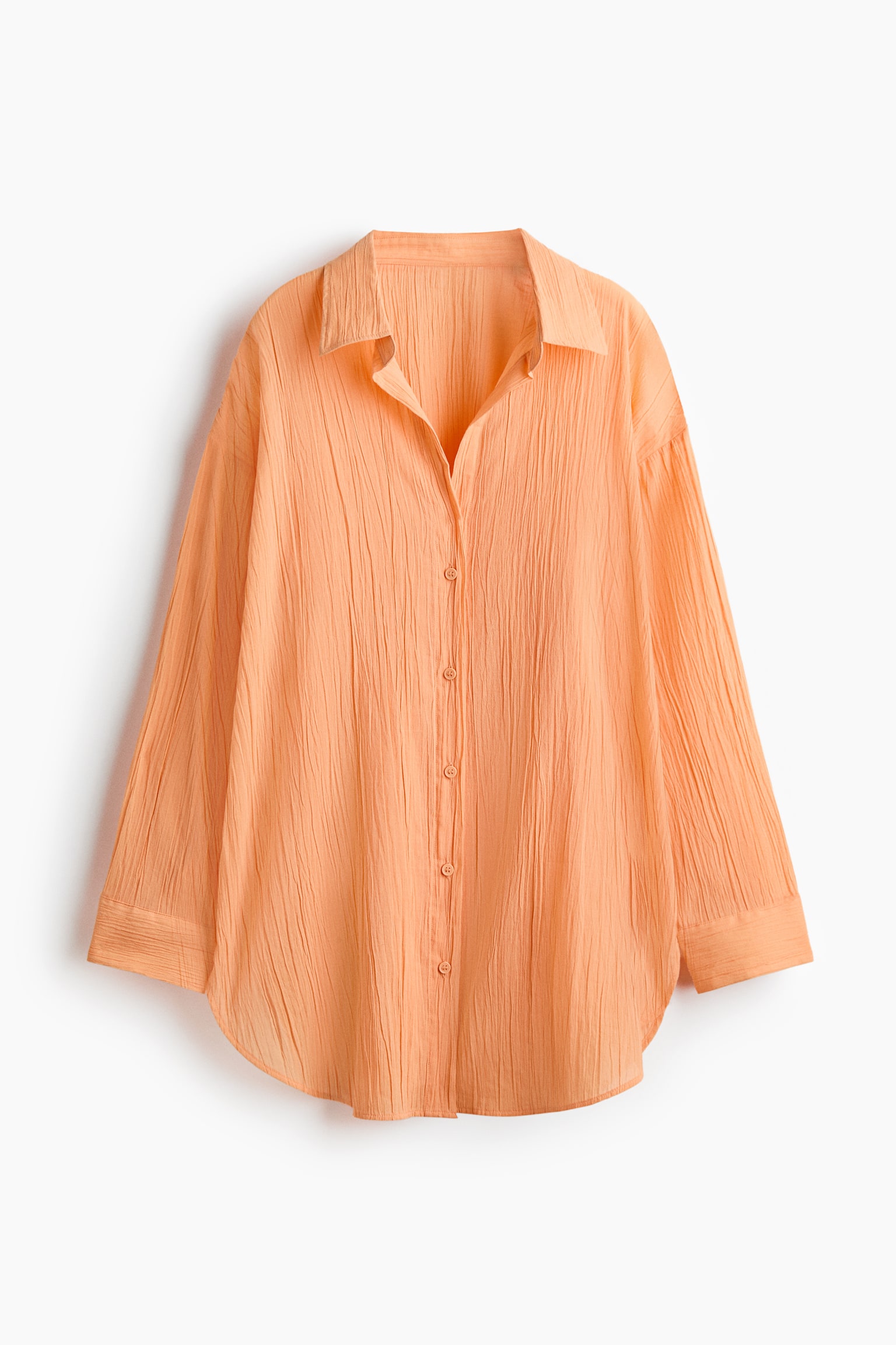 Longbluse aus Baumwolle - Hellorange/Blau/Gestreift/Helltürkis/Gestreift/Dunkelblau/Schwarz/Hellrosa - 1