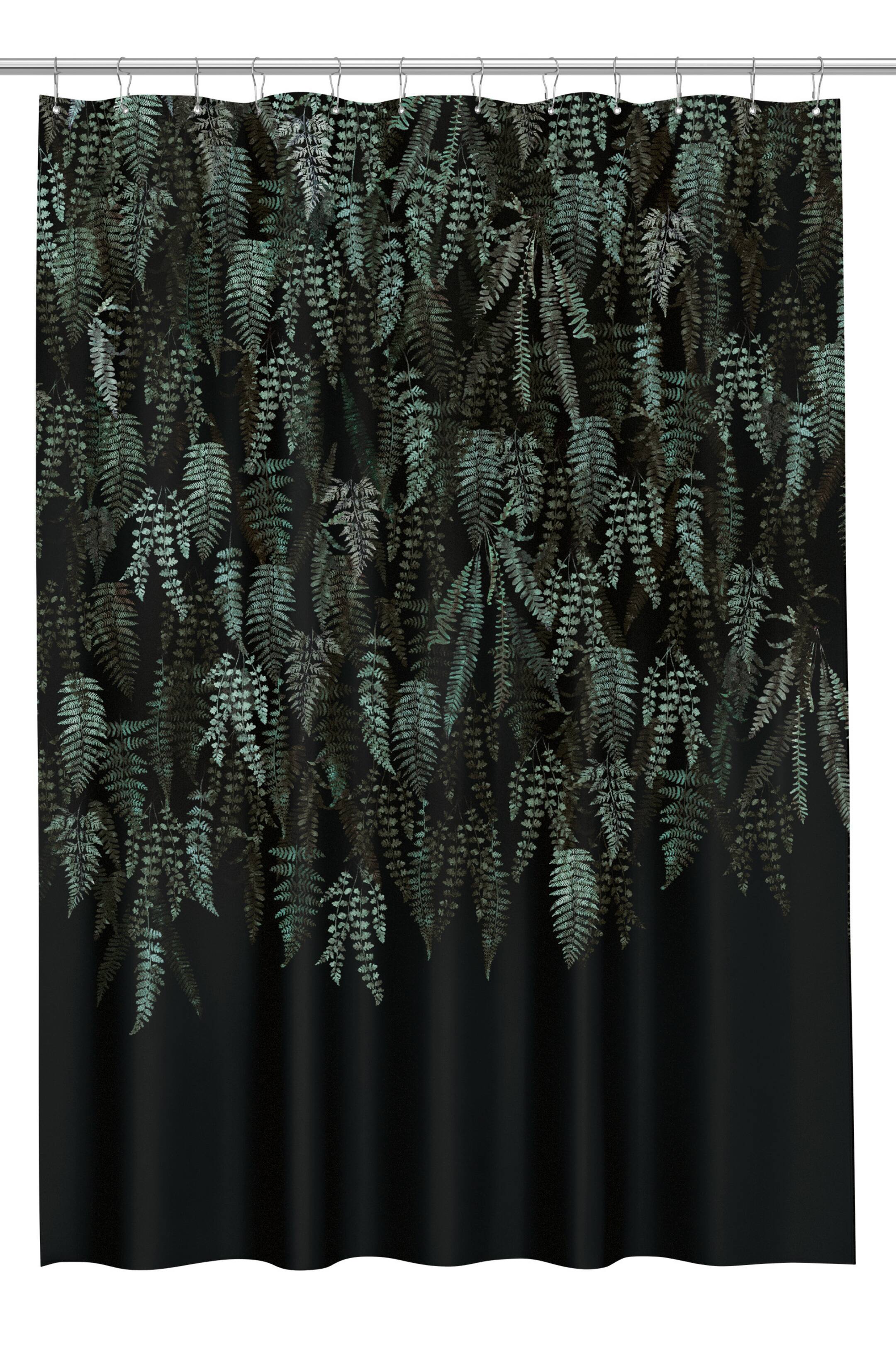 View larger image: Patterned shower curtain - Black/Leaf - Home All | H&M GB 1