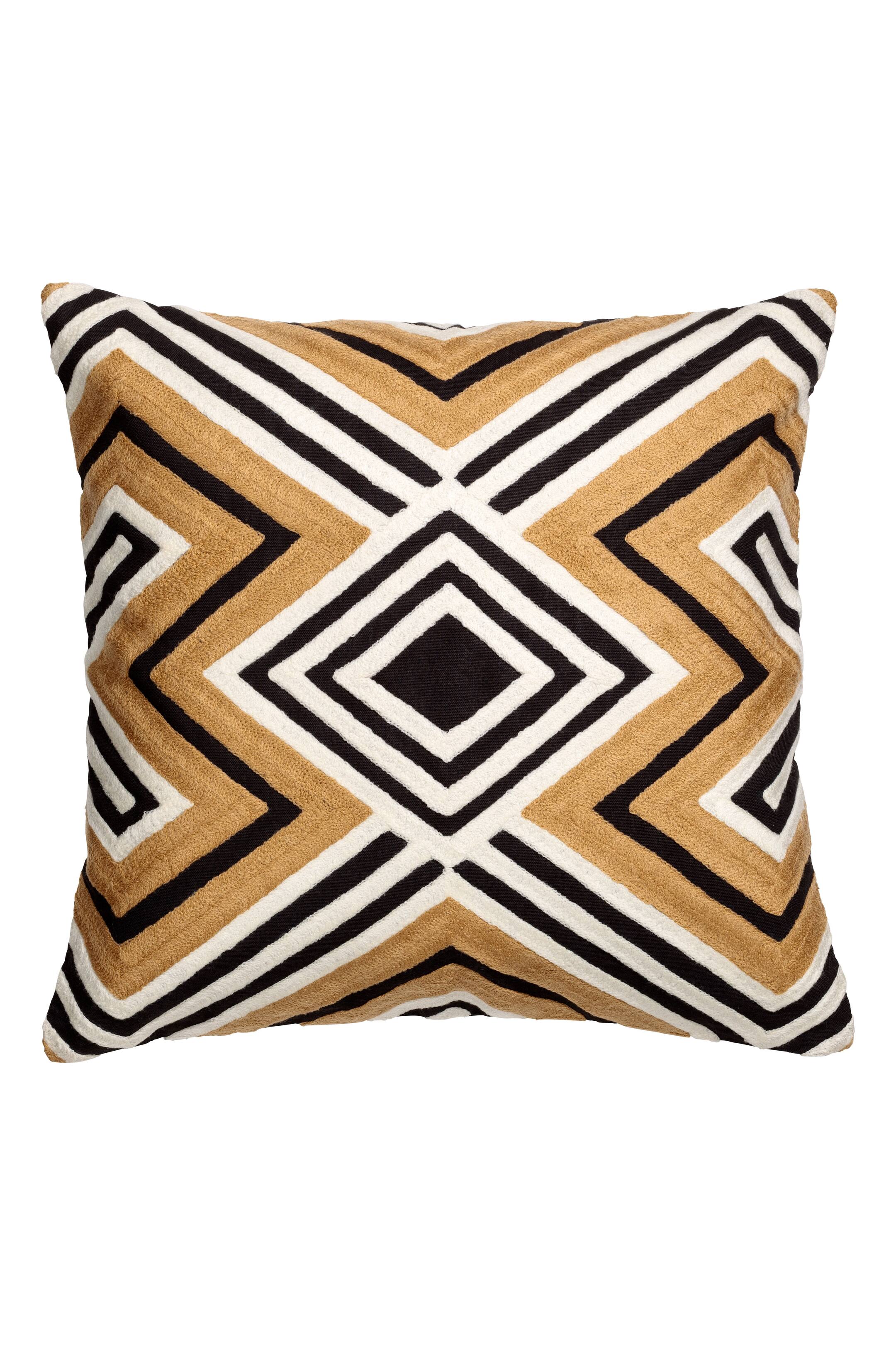 Voir une image plus grande: Housse de coussin brodée - Noir/motif - Home All | H&M CA 1