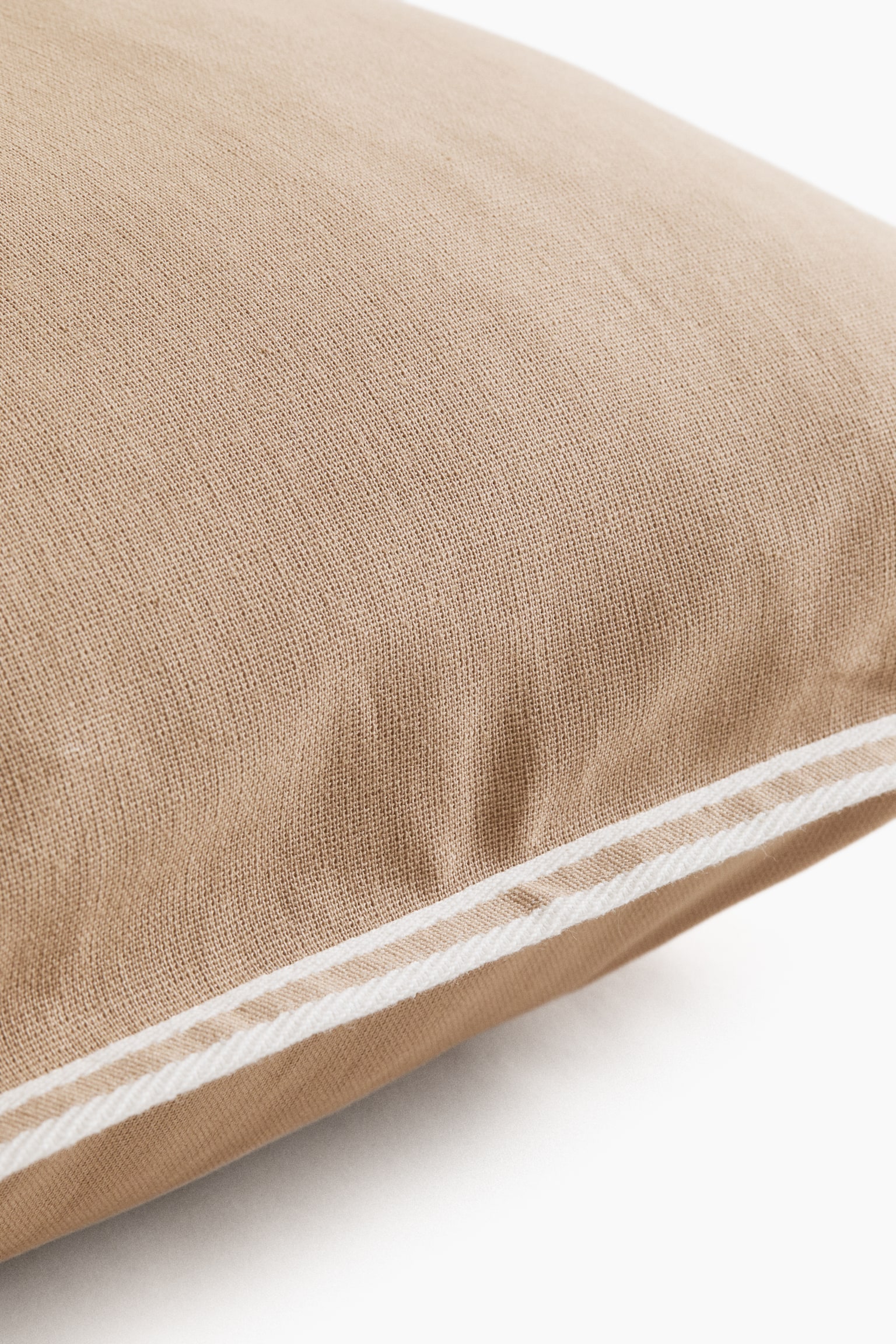 Cotton canvas cushion cover - Beige/Bright red/Bright blue/Light beige - 4