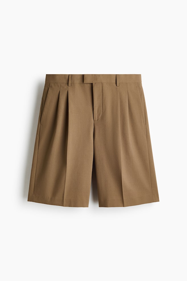 Loose Fit Bermuda shorts - Dark beige - 1