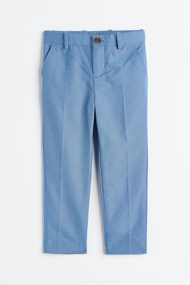Slim Fit Suit trousers - Blue/Light blue marl - 1