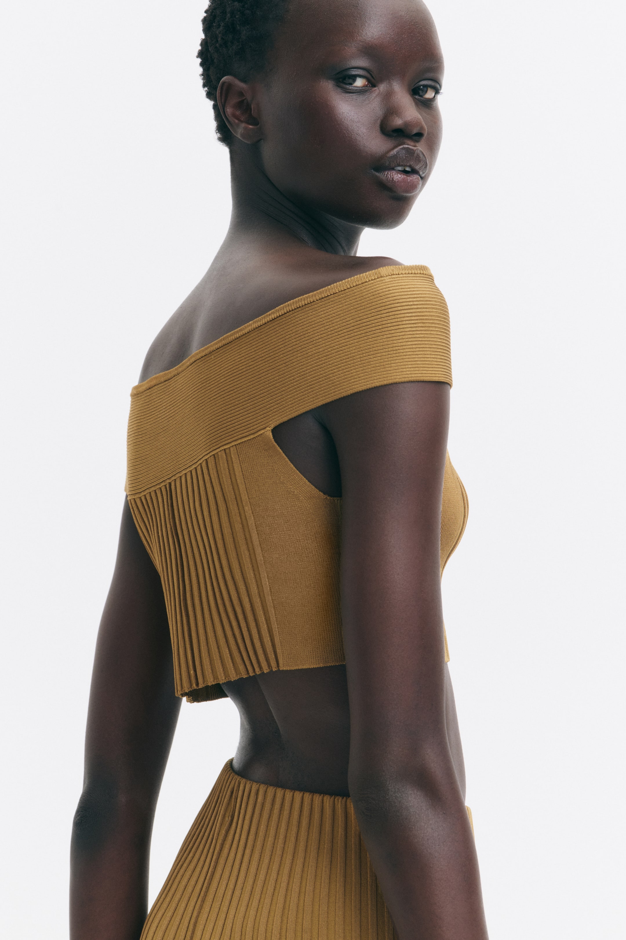 Off-the-Shoulder Crop Top