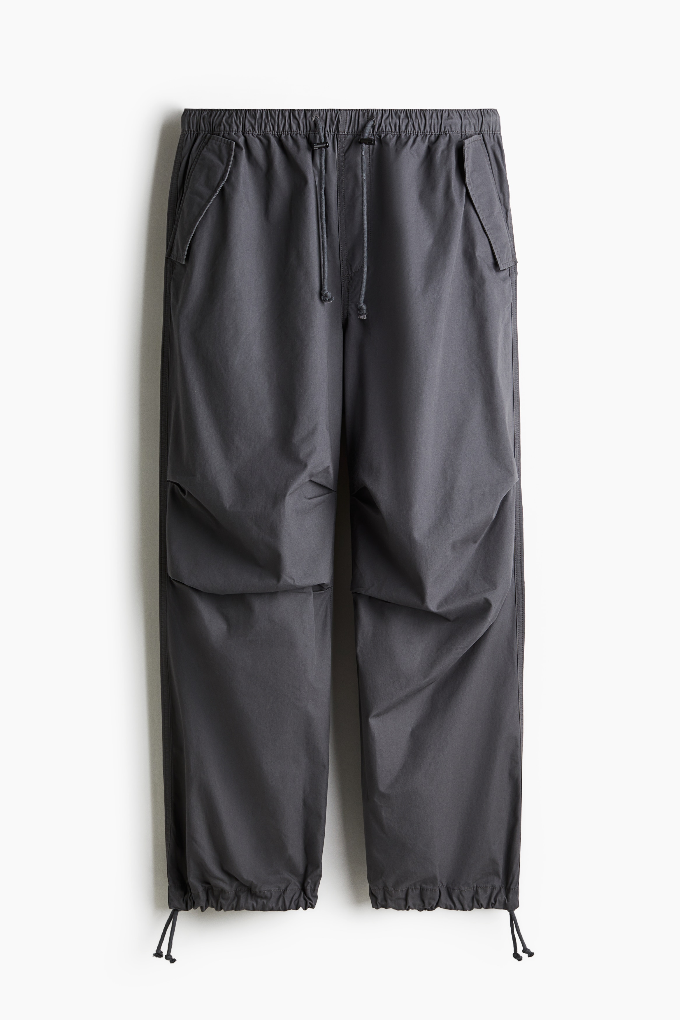 Loose Fit Parachute Pants - Dark gray - Men | H&M US